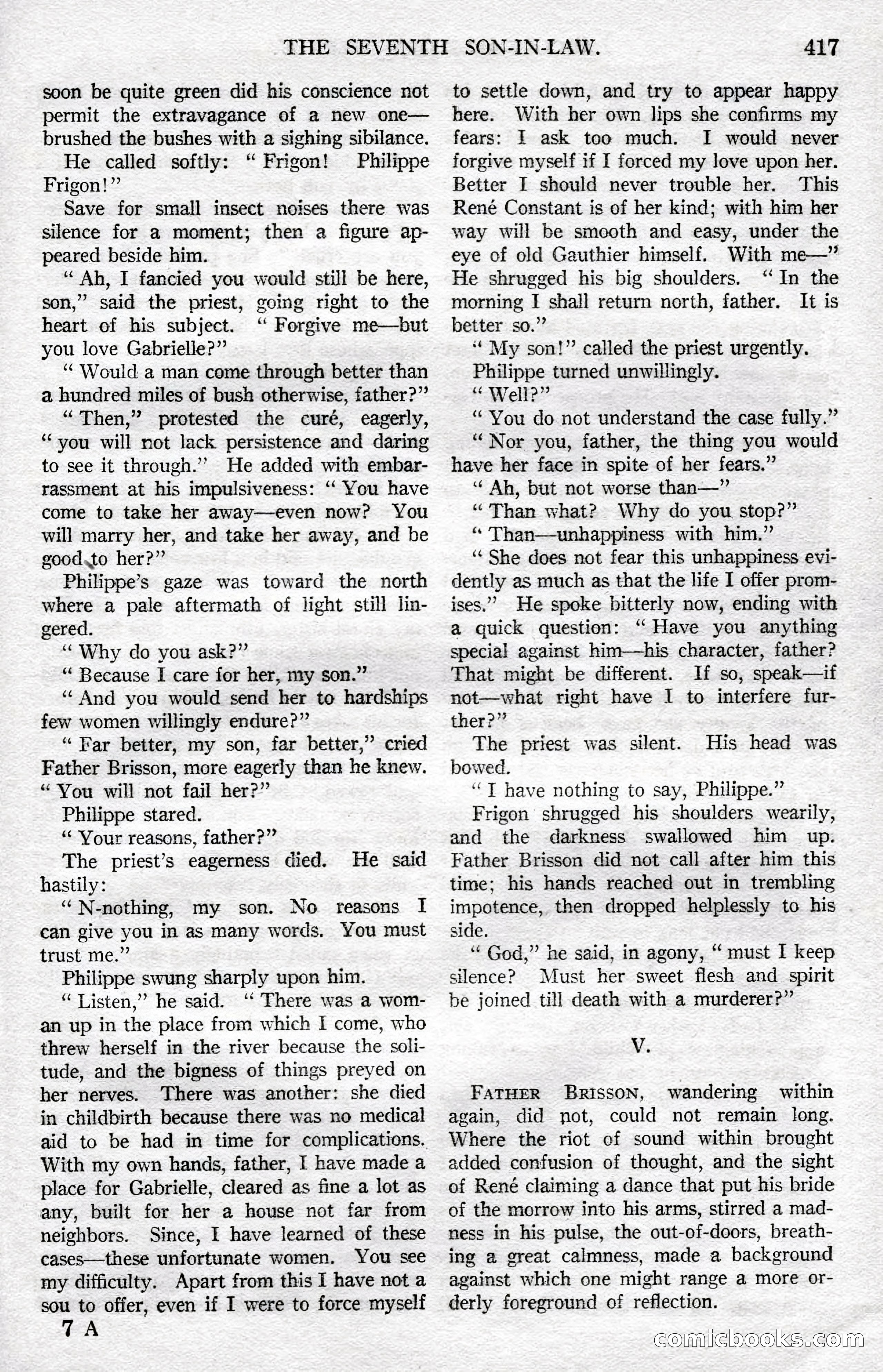 Argosy All-Story Weekly, December 8, 1923 — page 111 of 185