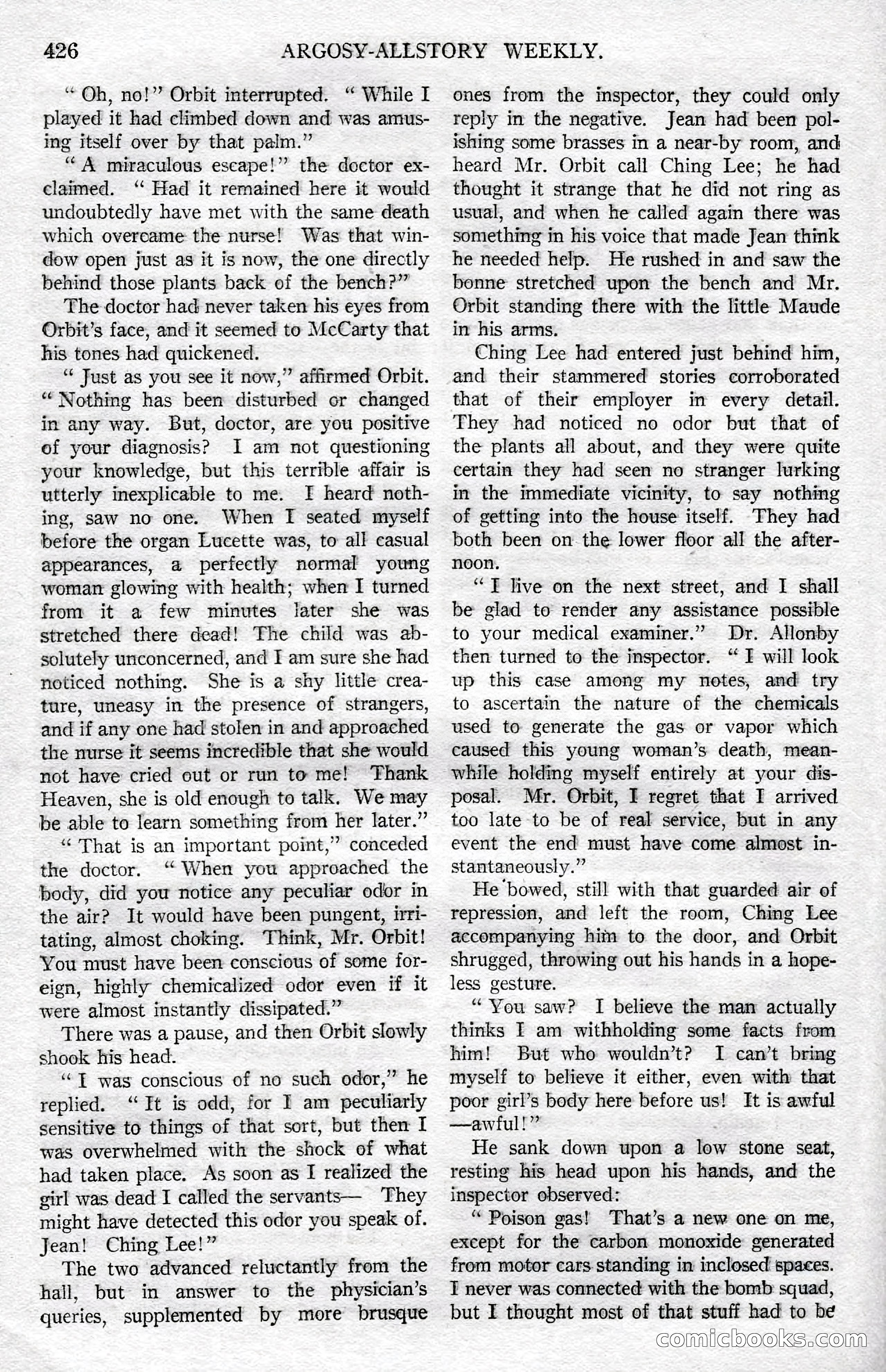 Argosy All-Story Weekly, December 8, 1923 — page 120 of 185
