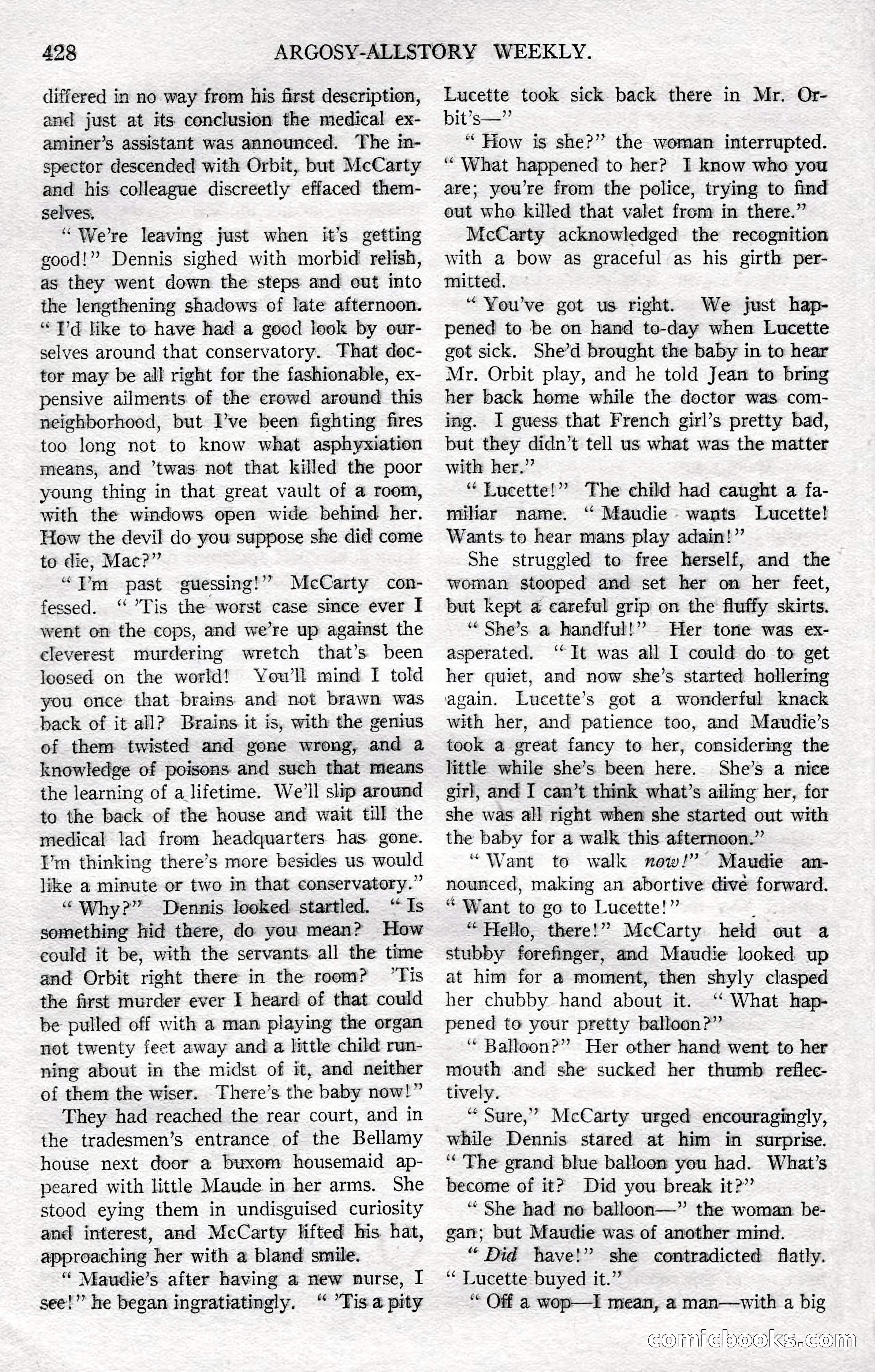 Argosy All-Story Weekly, December 8, 1923 — page 122 of 185