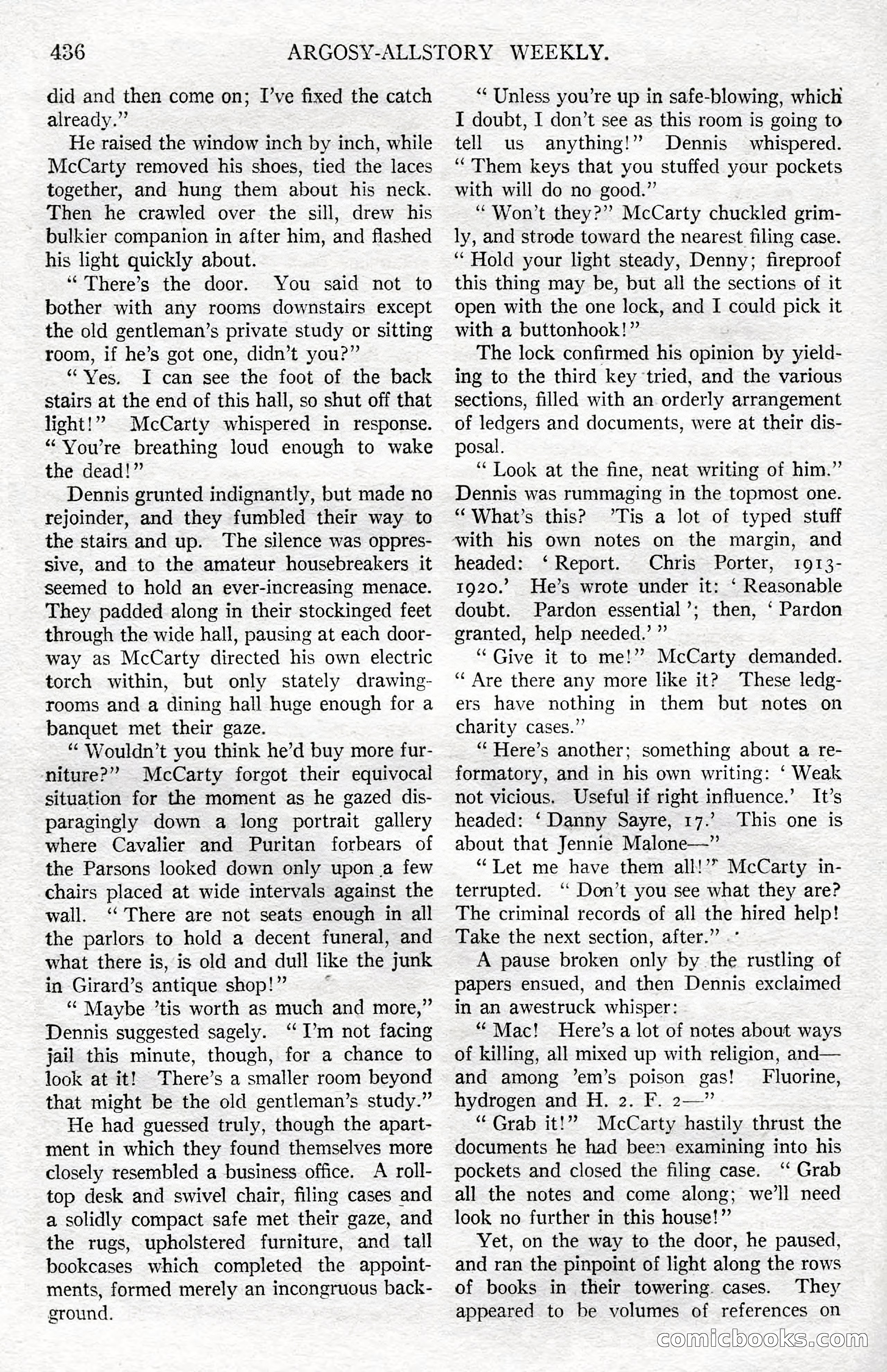 Argosy All-Story Weekly, December 8, 1923 — page 130 of 185