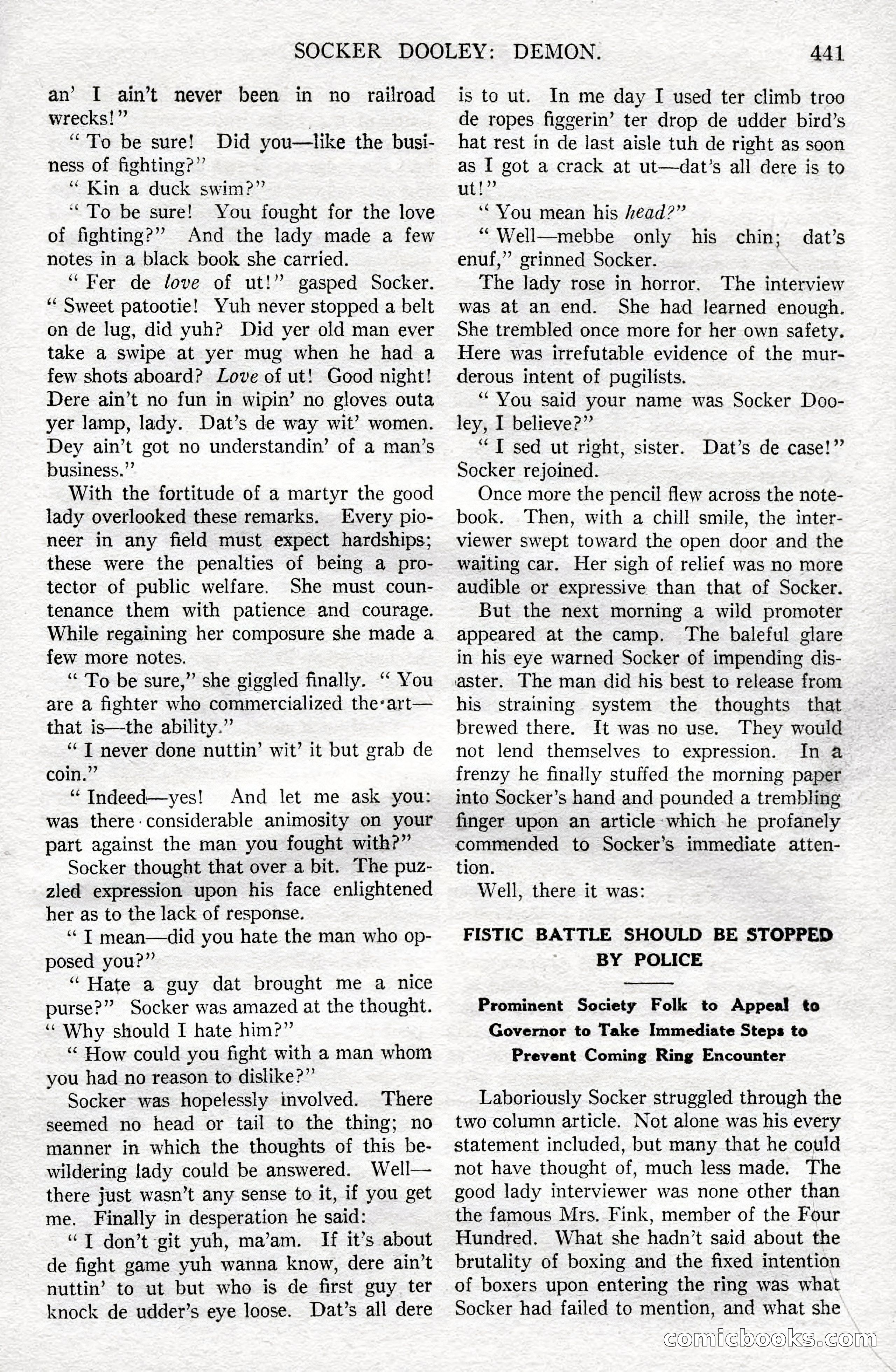 Argosy All-Story Weekly, December 8, 1923 — page 135 of 185