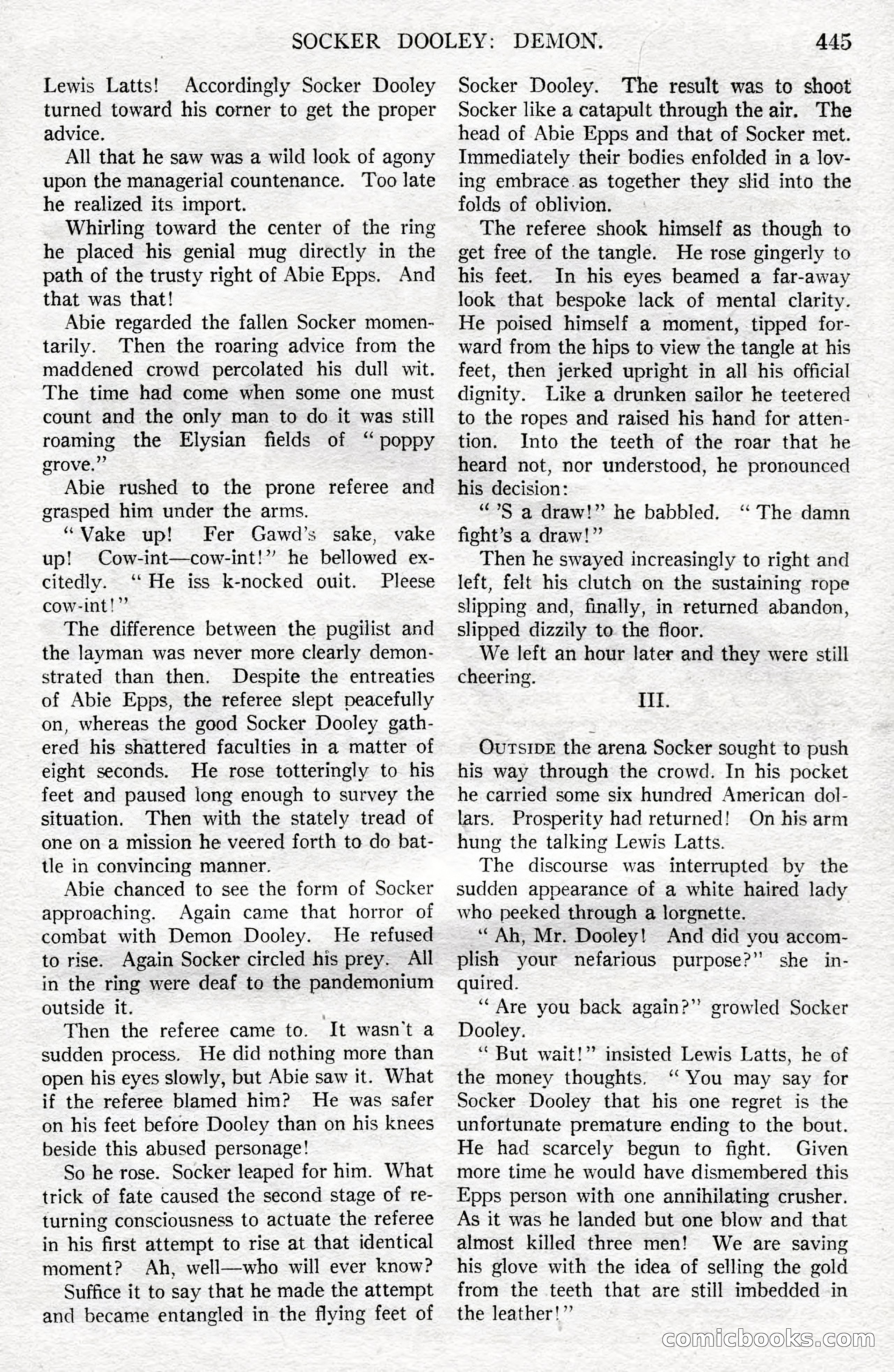 Argosy All-Story Weekly, December 8, 1923 — page 139 of 185