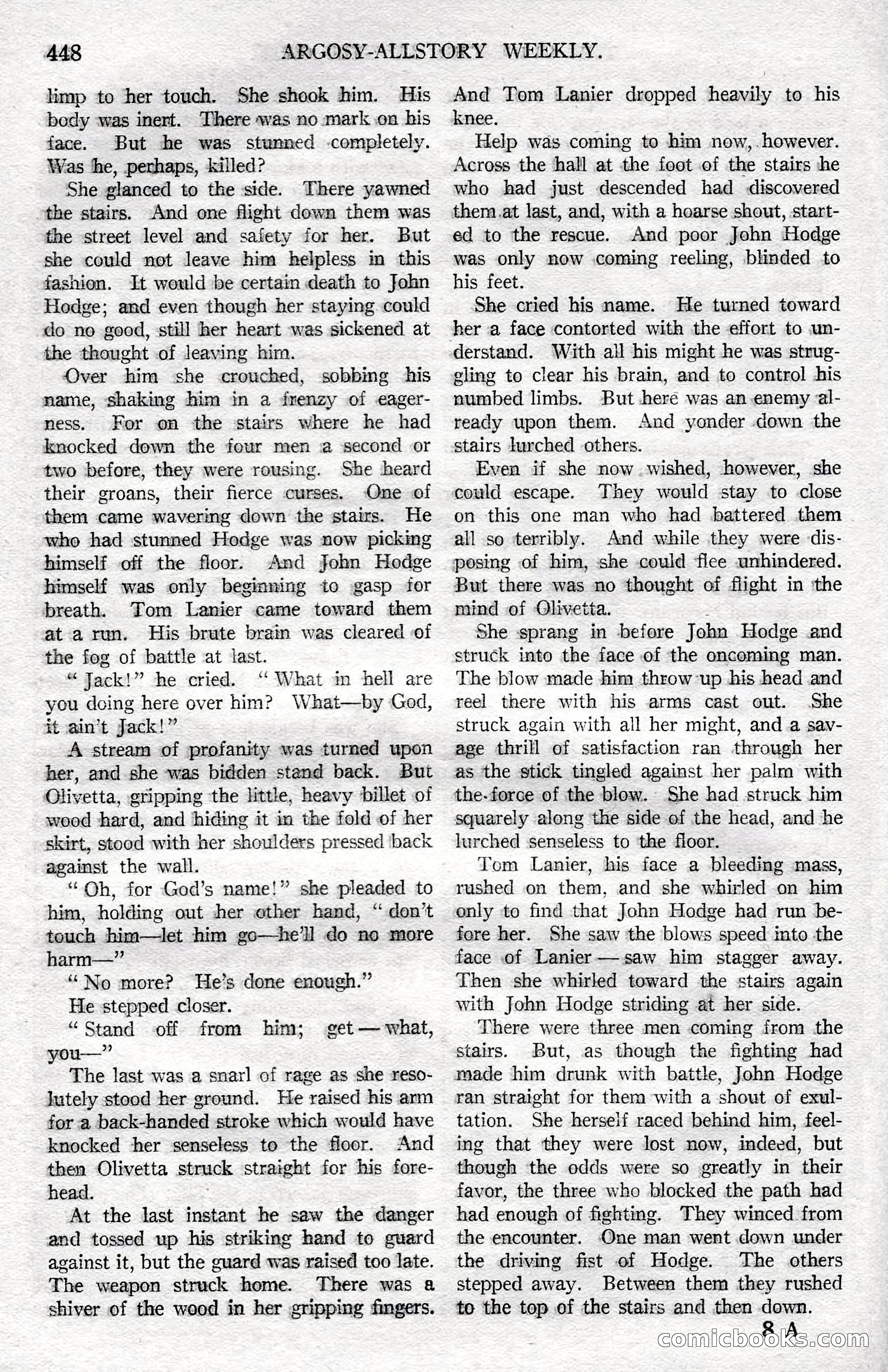 Argosy All-Story Weekly, December 8, 1923 — page 142 of 185
