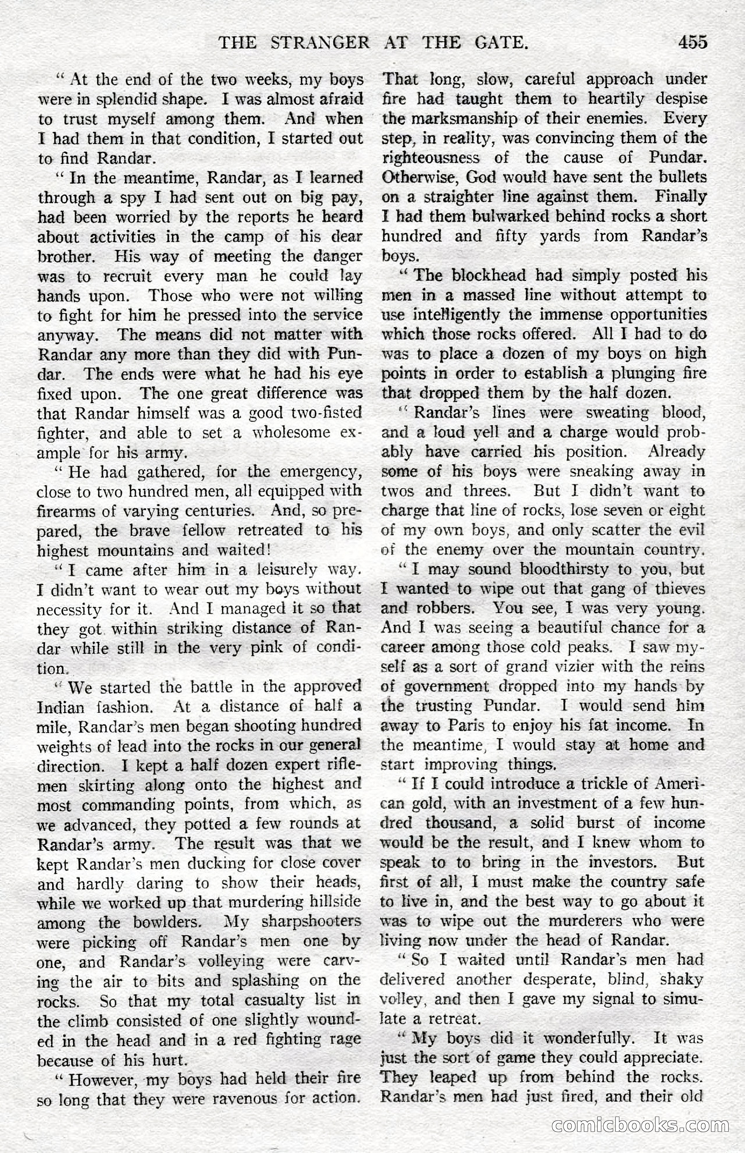 Argosy All-Story Weekly, December 8, 1923 — page 149 of 185
