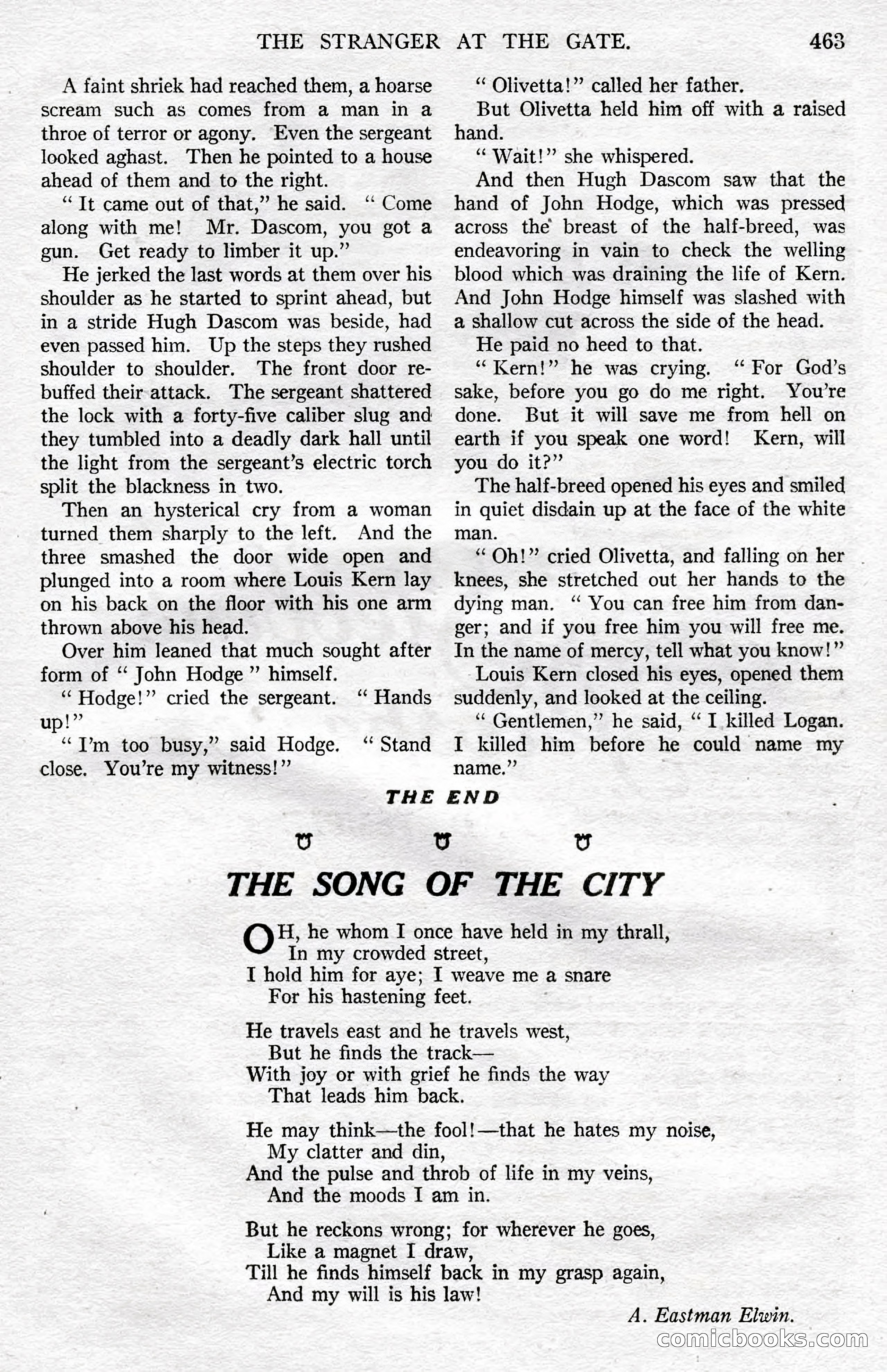 Argosy All-Story Weekly, December 8, 1923 — page 157 of 185