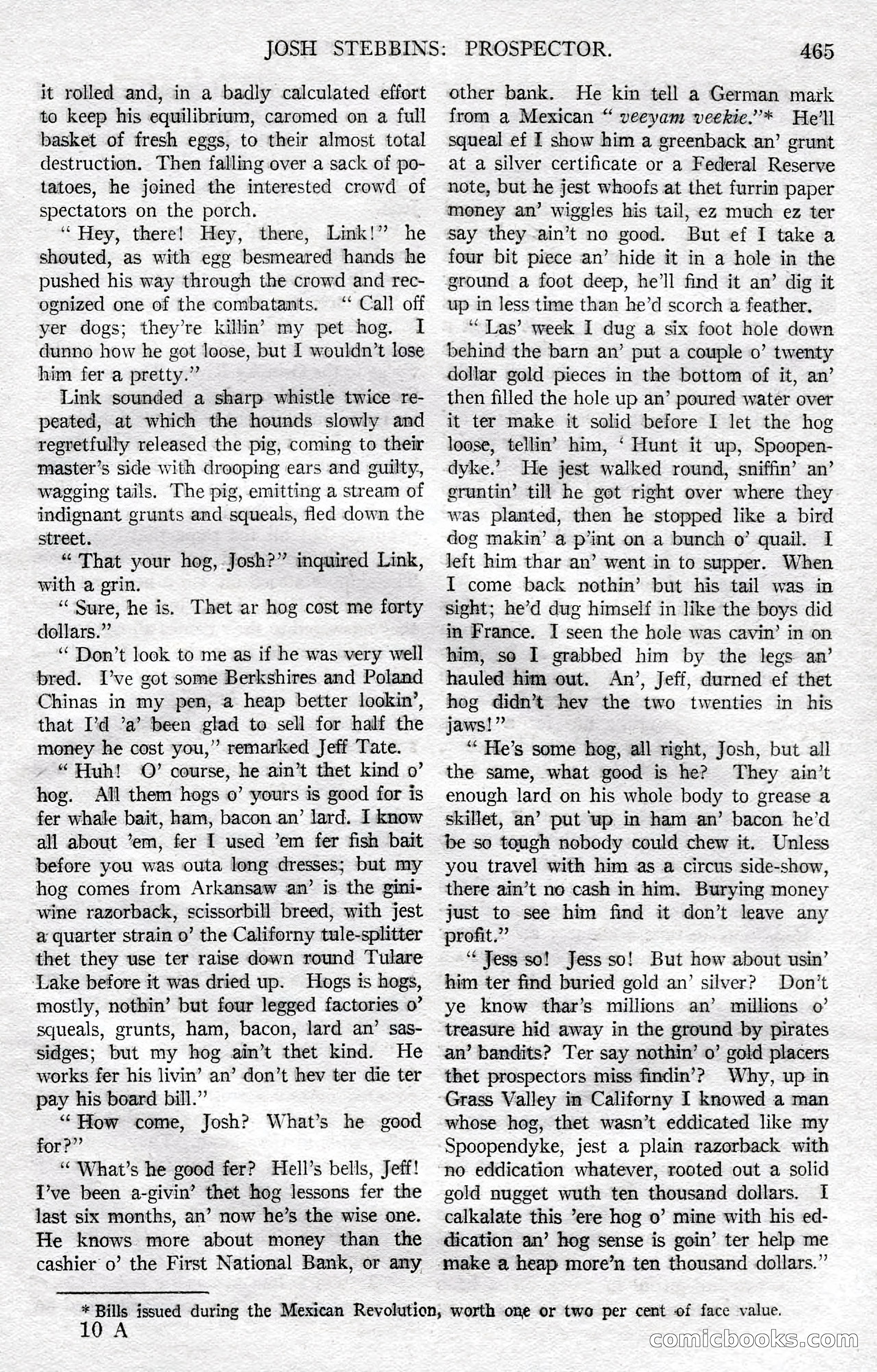Argosy All-Story Weekly, December 8, 1923 — page 159 of 185