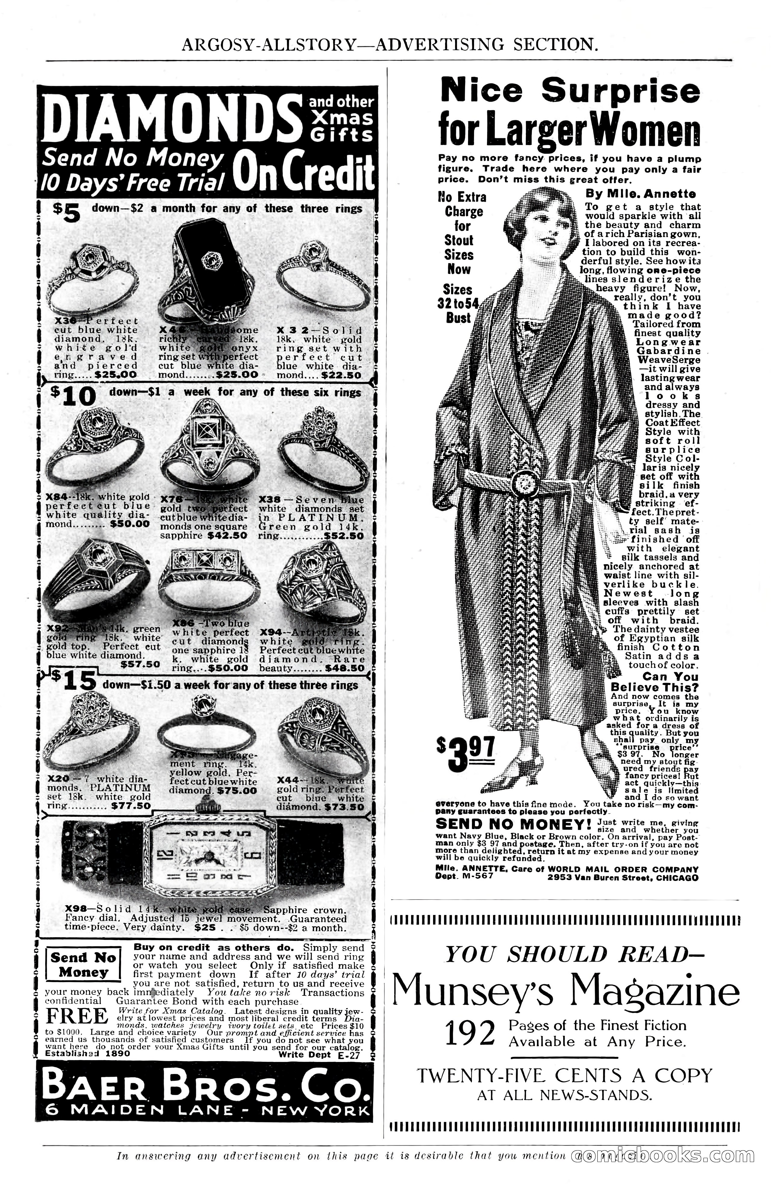 Argosy All-Story Weekly, December 8, 1923 — page 178 of 185