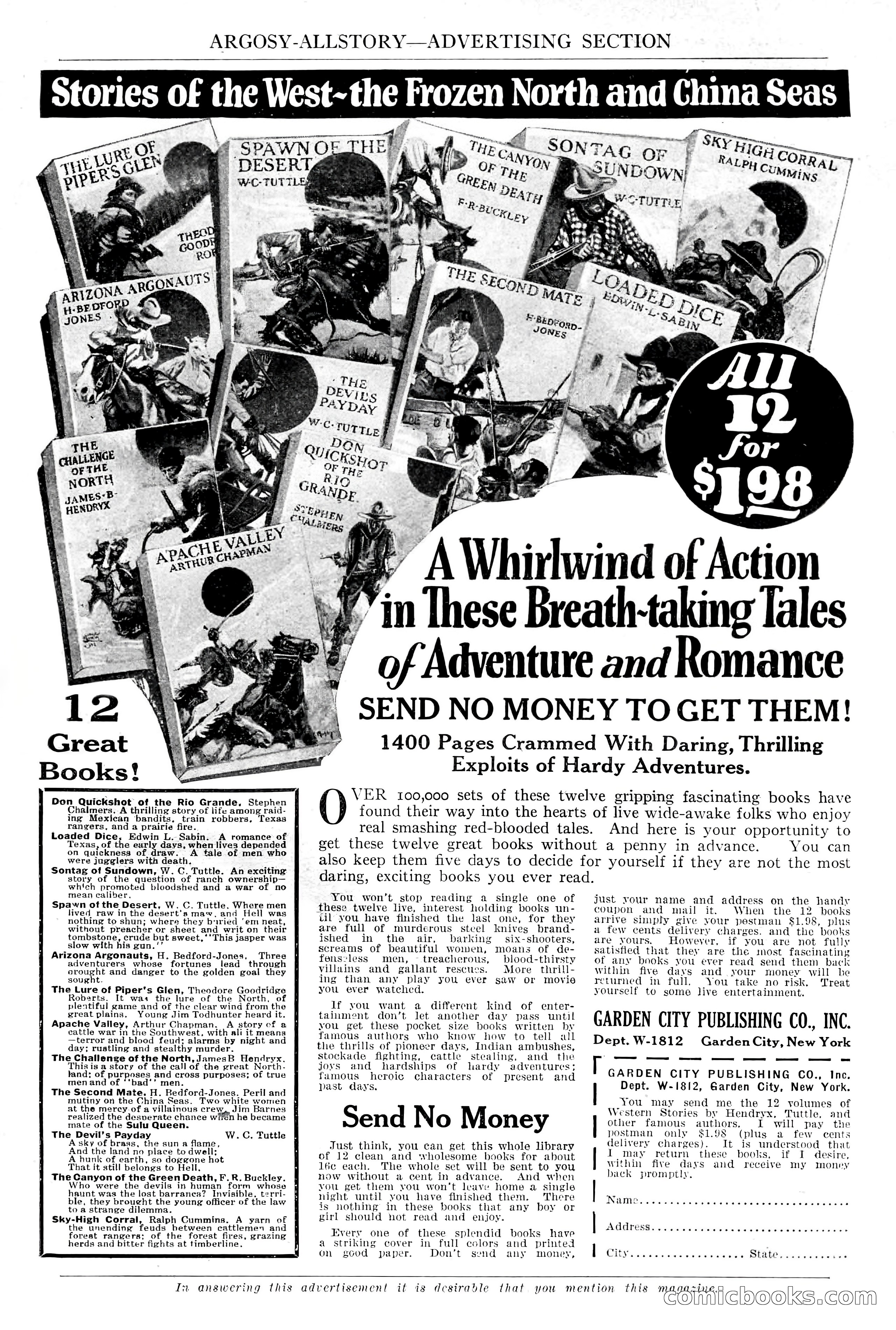 Argosy All-Story Weekly, December 8, 1923 — page 179 of 185