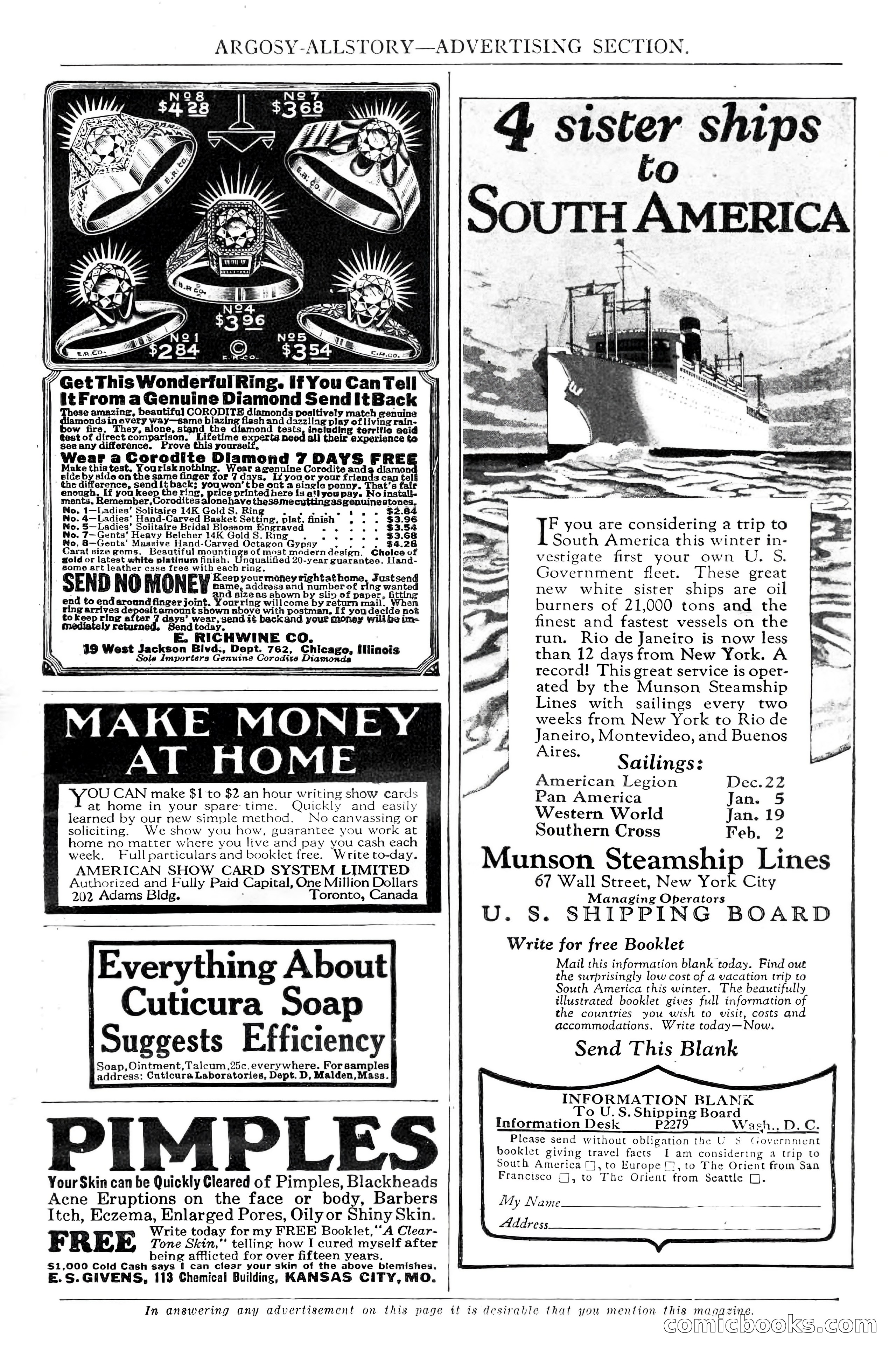 Argosy All-Story Weekly — Hopalong Cassidy Returns — page 8 of 174