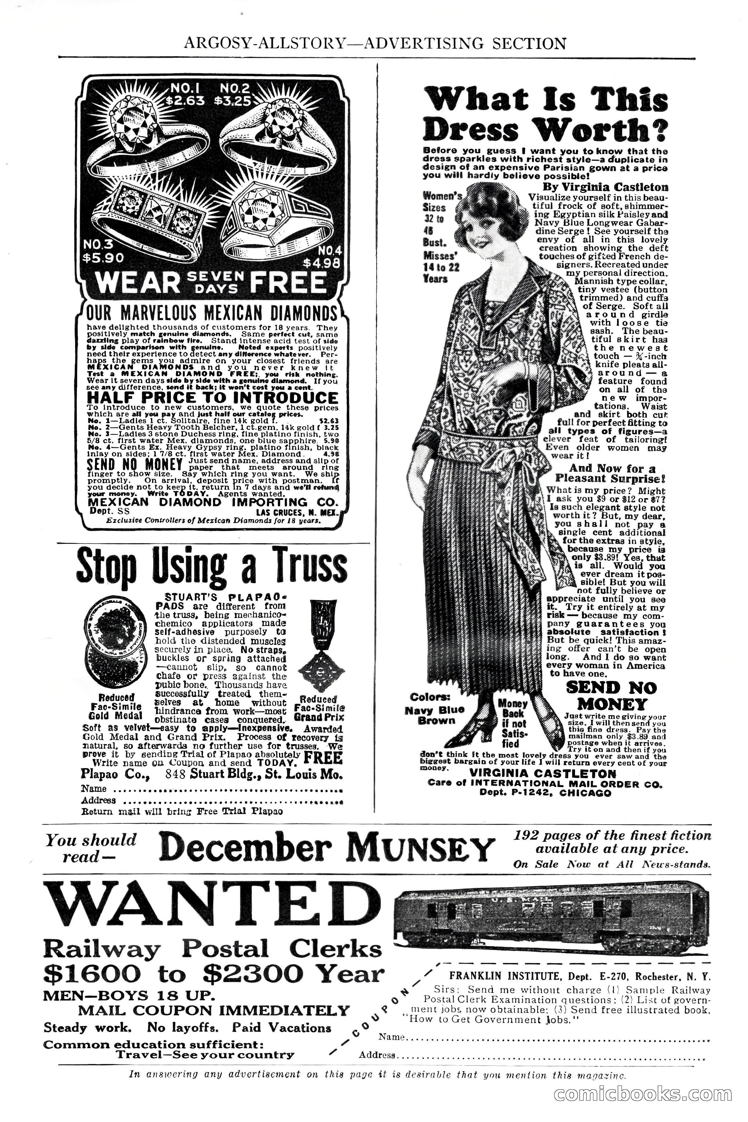 Argosy All-Story Weekly — Hopalong Cassidy Returns — page 10 of 174