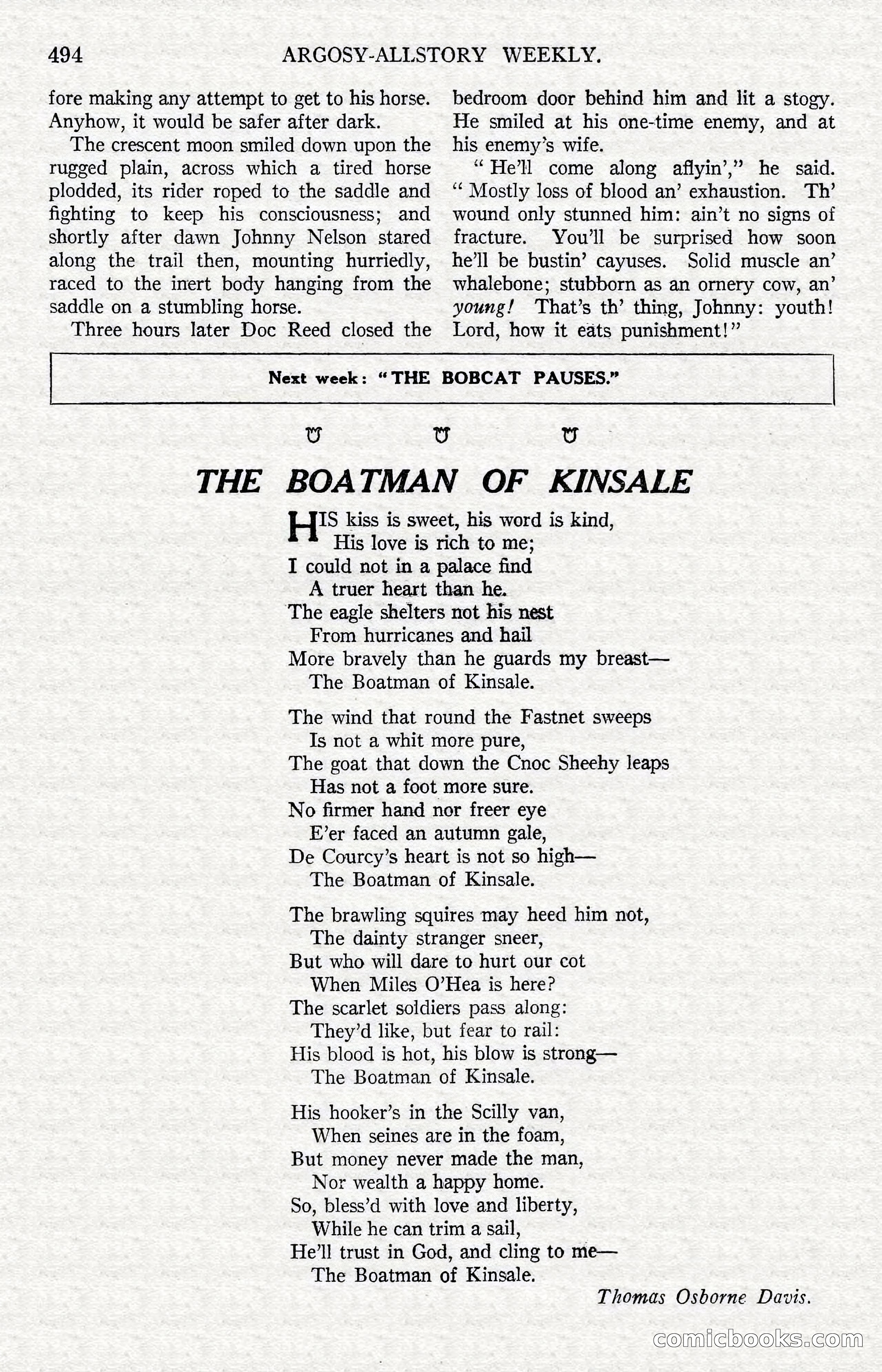 Argosy All-Story Weekly — Hopalong Cassidy Returns — page 25 of 174
