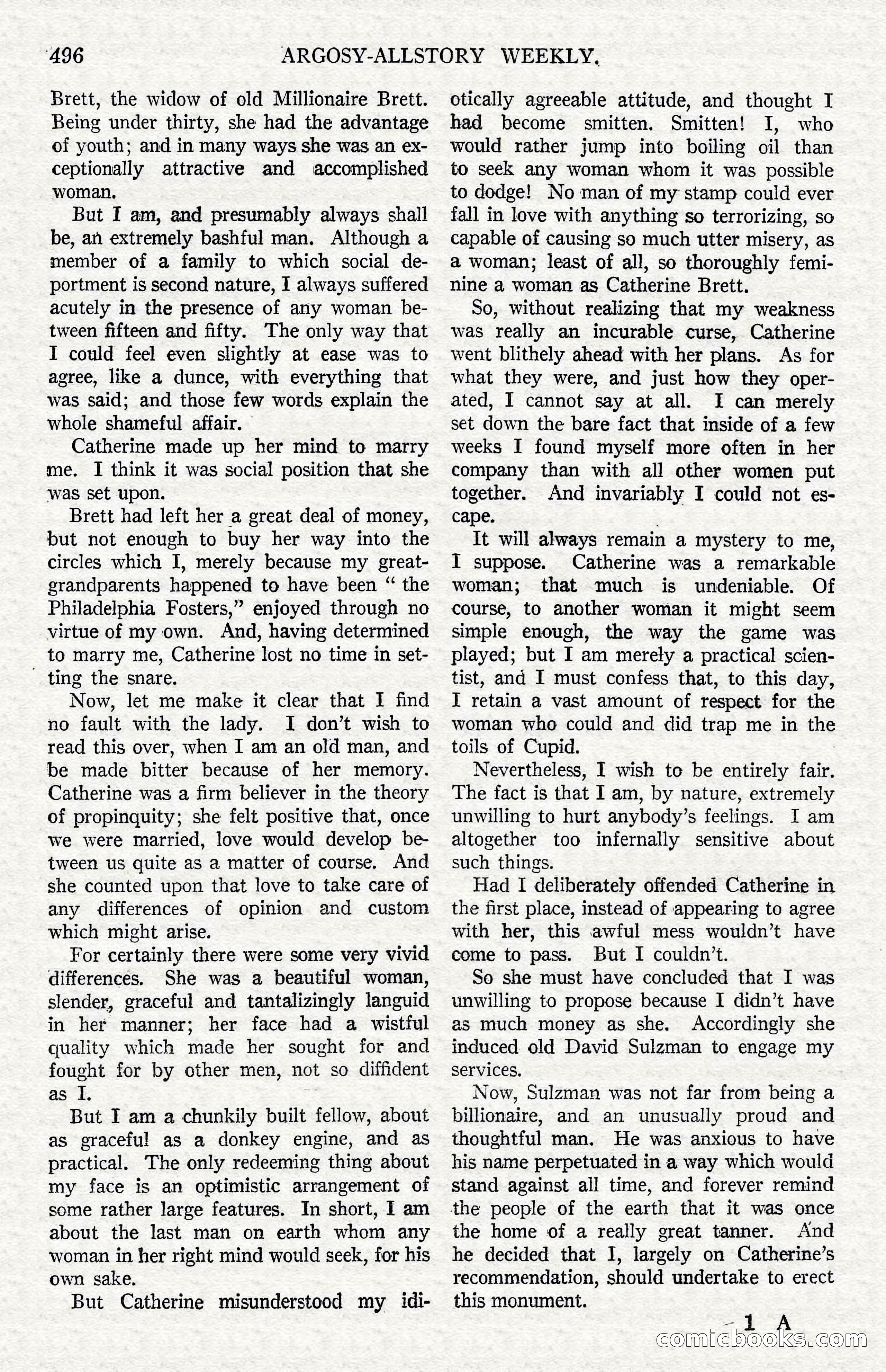 Argosy All-Story Weekly — Hopalong Cassidy Returns — page 27 of 174