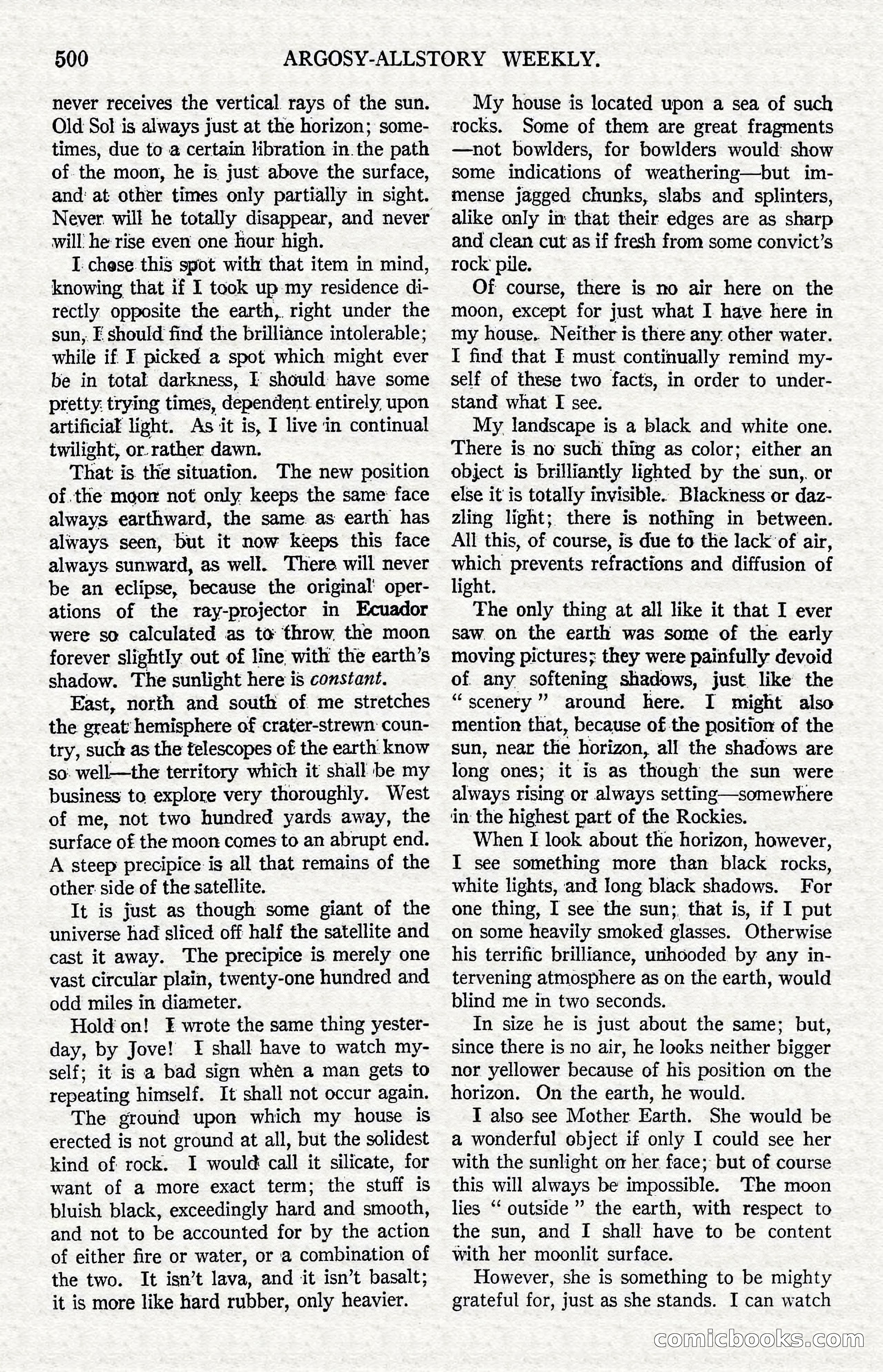 Argosy All-Story Weekly — Hopalong Cassidy Returns — page 31 of 174