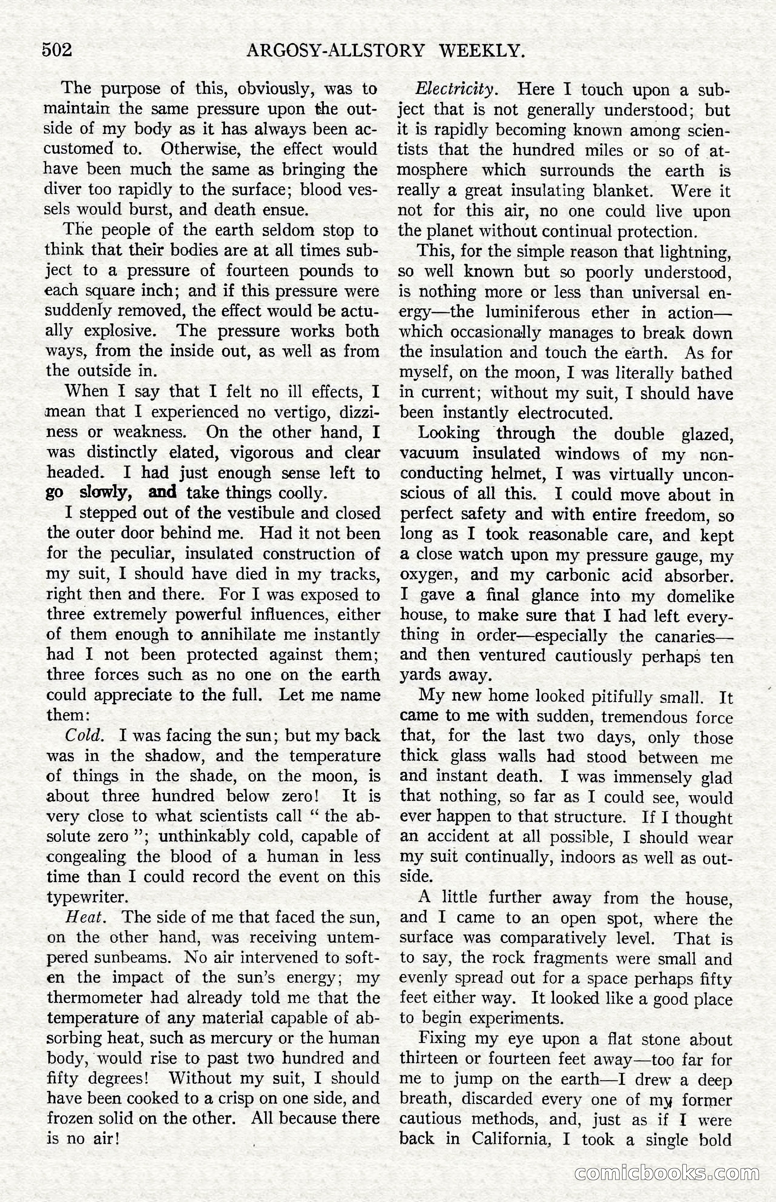 Argosy All-Story Weekly — Hopalong Cassidy Returns — page 33 of 174