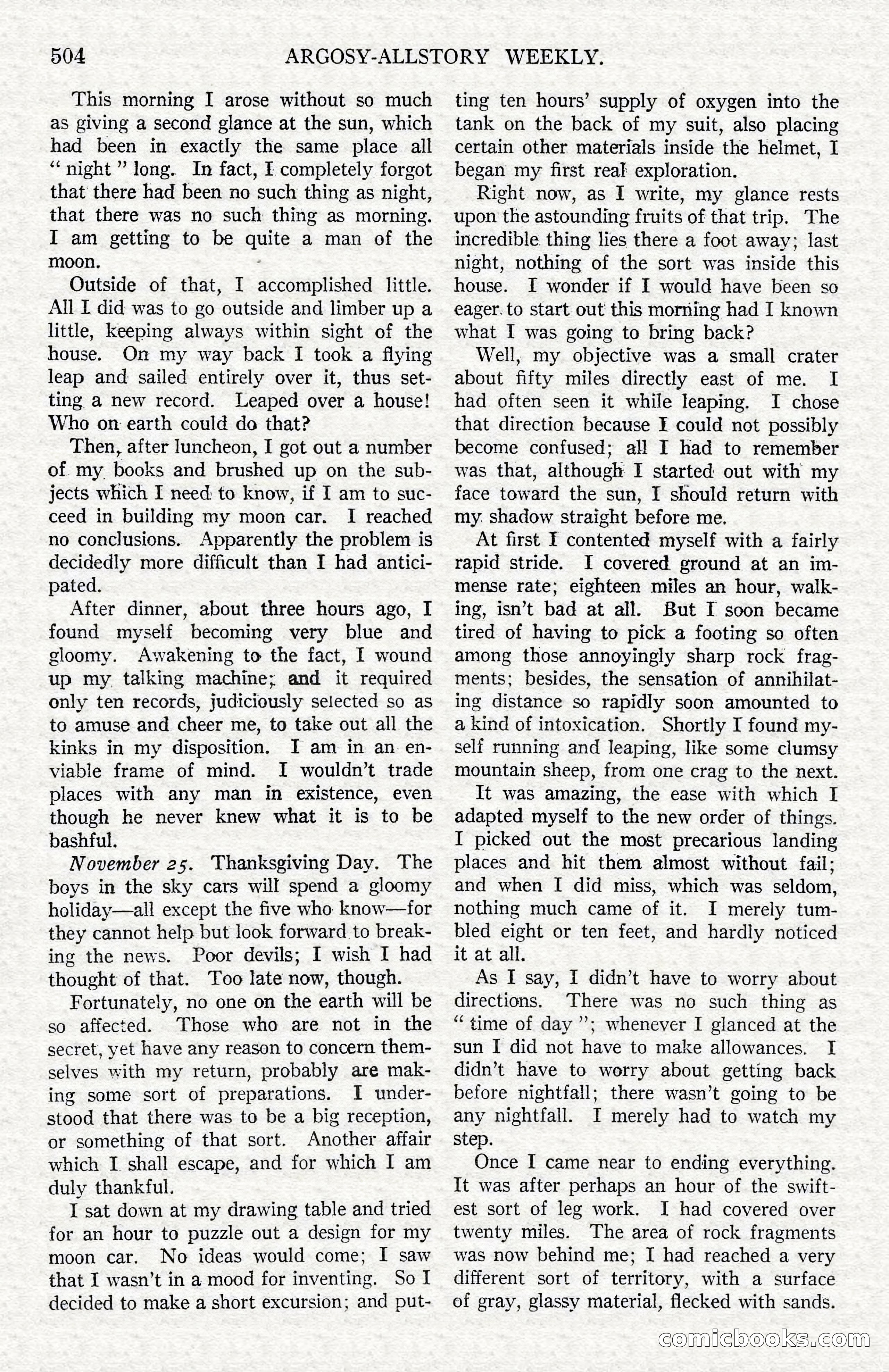 Argosy All-Story Weekly — Hopalong Cassidy Returns — page 35 of 174