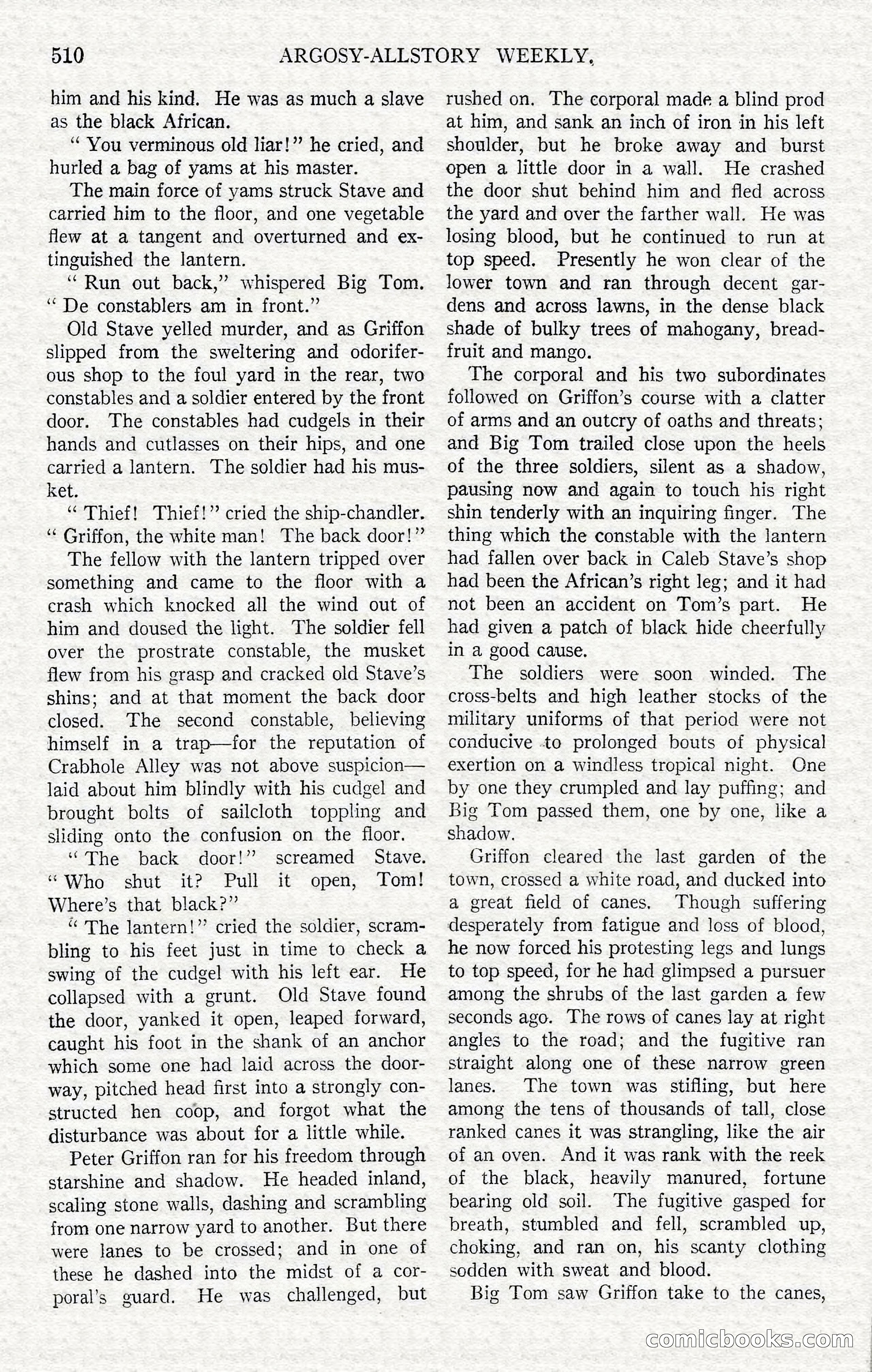 Argosy All-Story Weekly — Hopalong Cassidy Returns — page 41 of 174