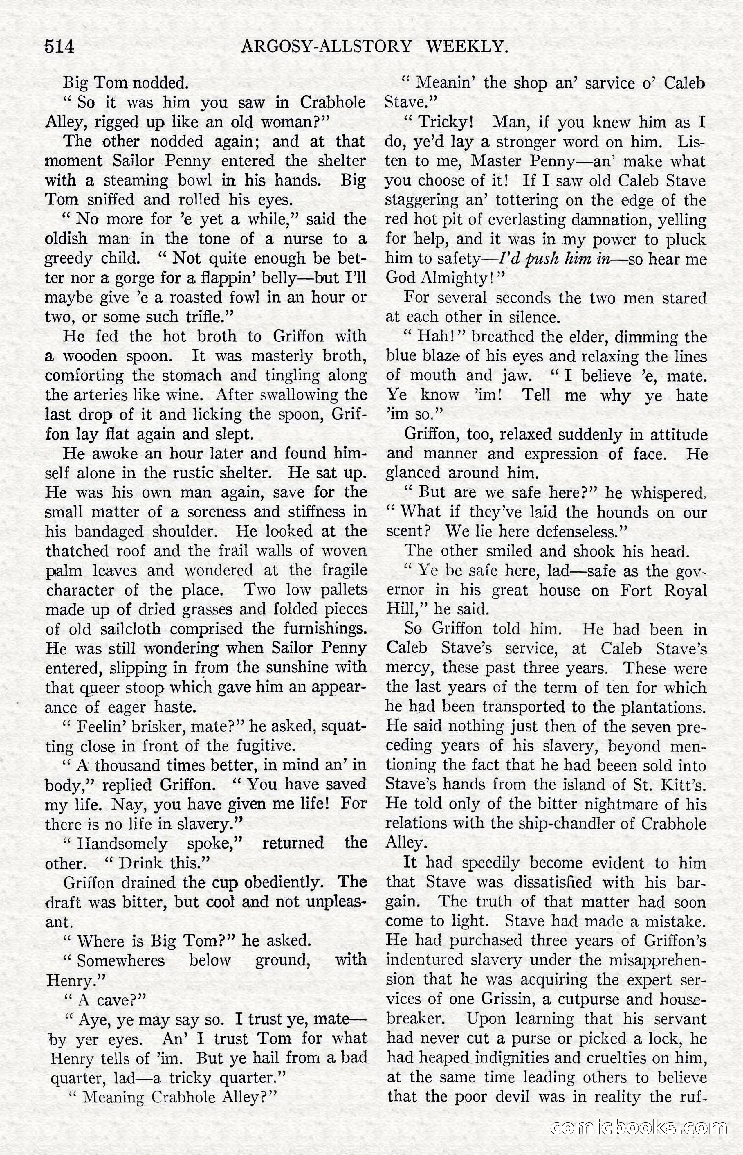 Argosy All-Story Weekly — Hopalong Cassidy Returns — page 45 of 174