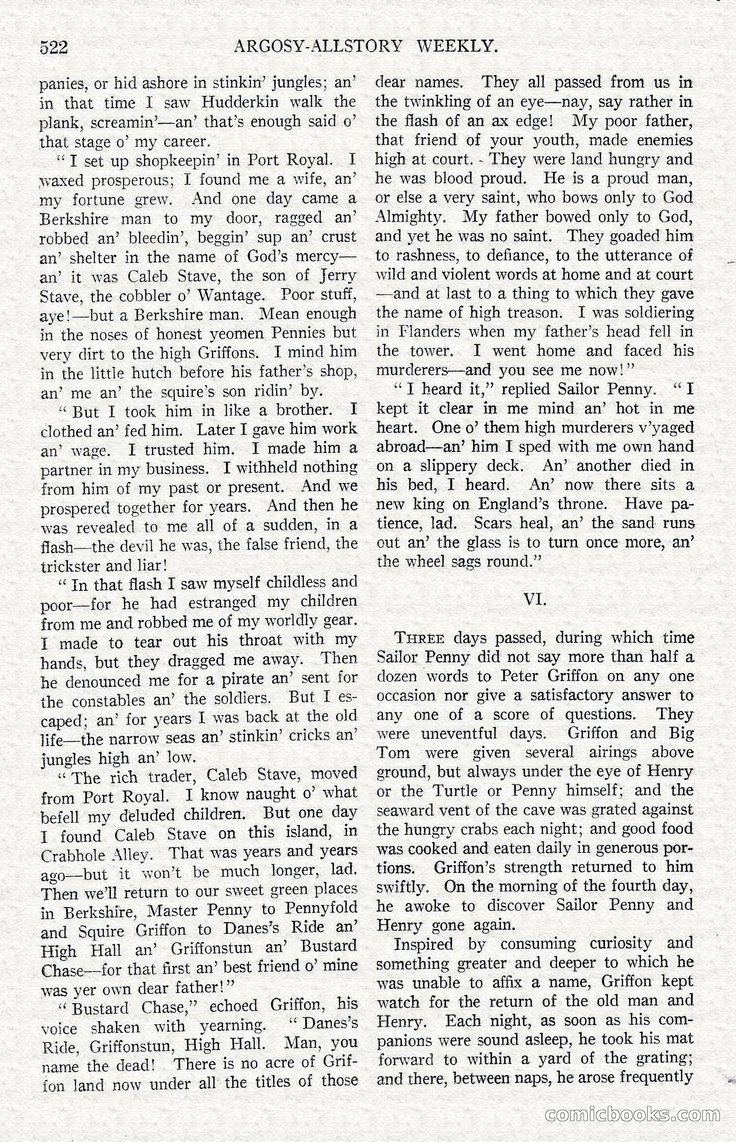 Argosy All-Story Weekly — Hopalong Cassidy Returns — page 53 of 174