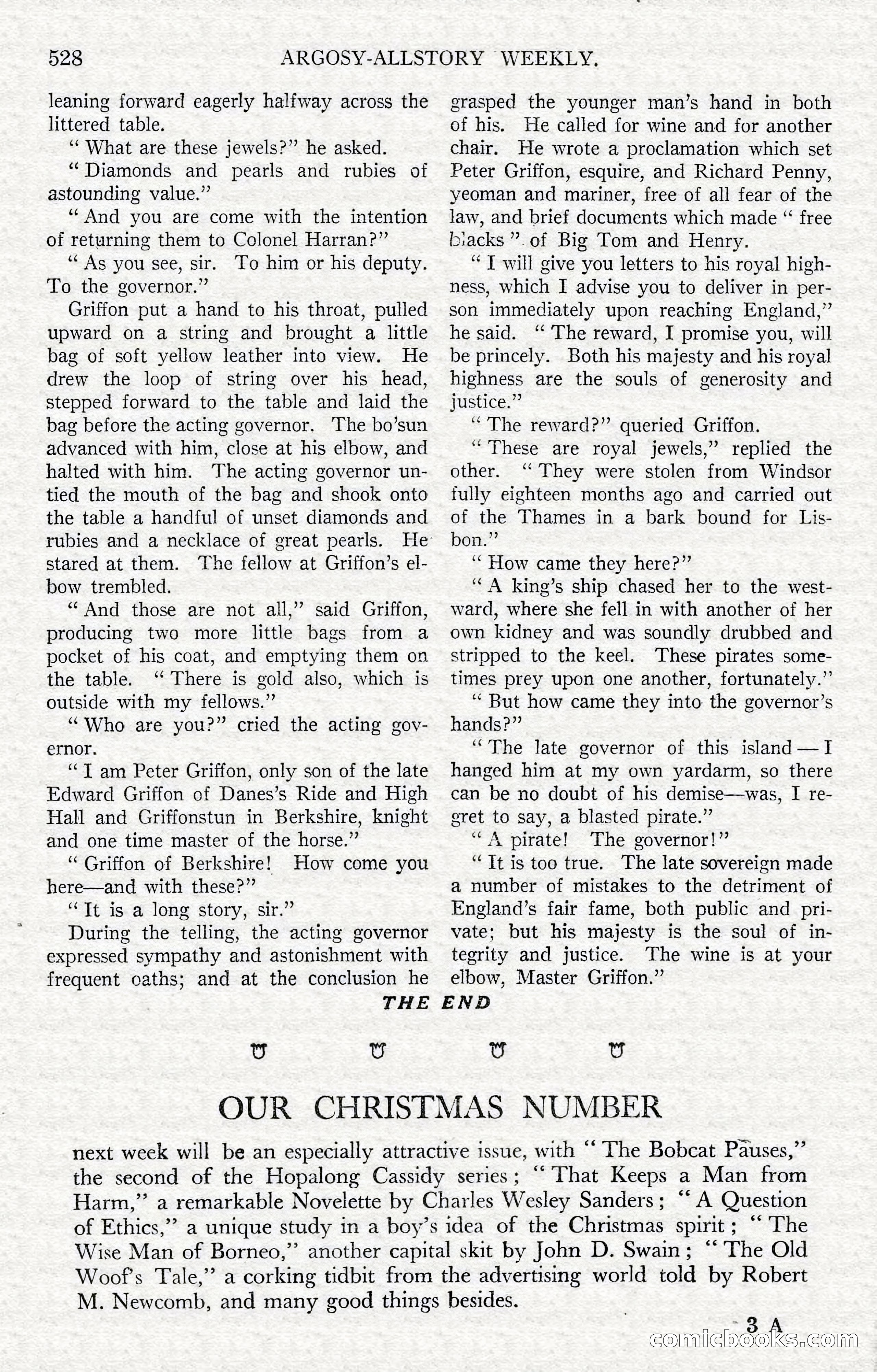 Argosy All-Story Weekly — Hopalong Cassidy Returns — page 59 of 174