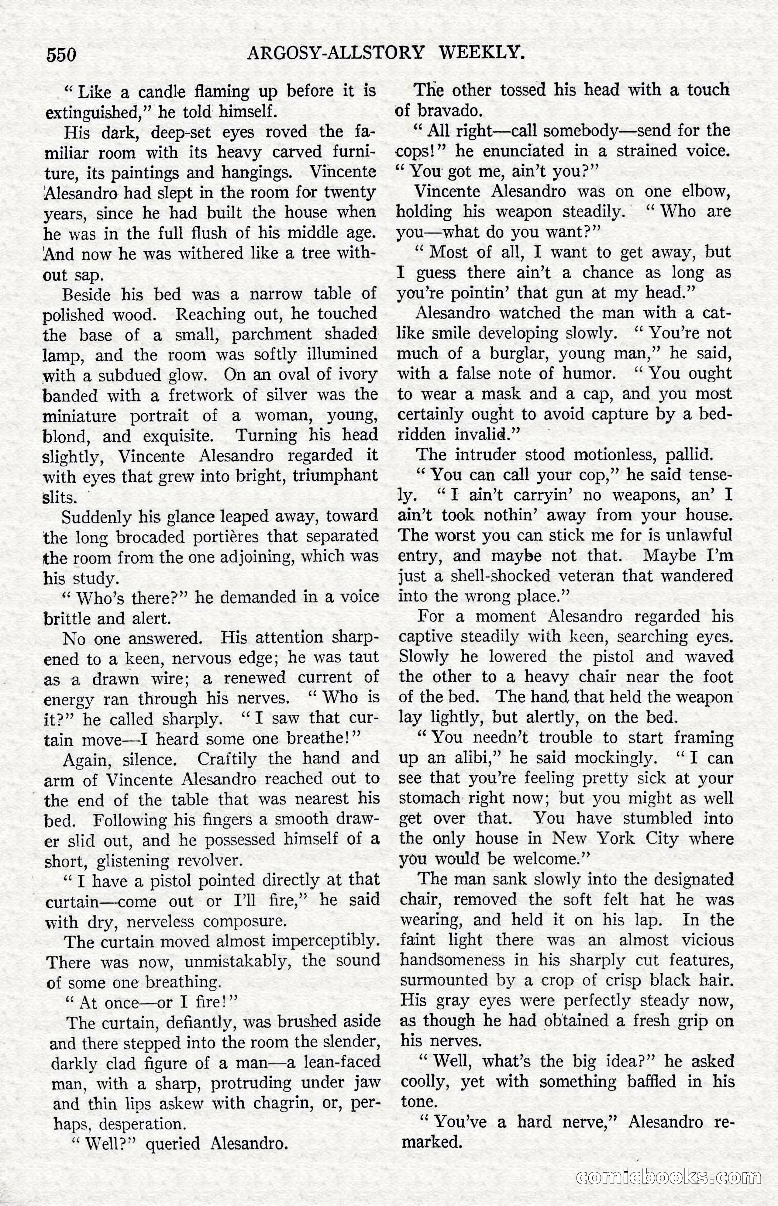 Argosy All-Story Weekly — Hopalong Cassidy Returns — page 81 of 174