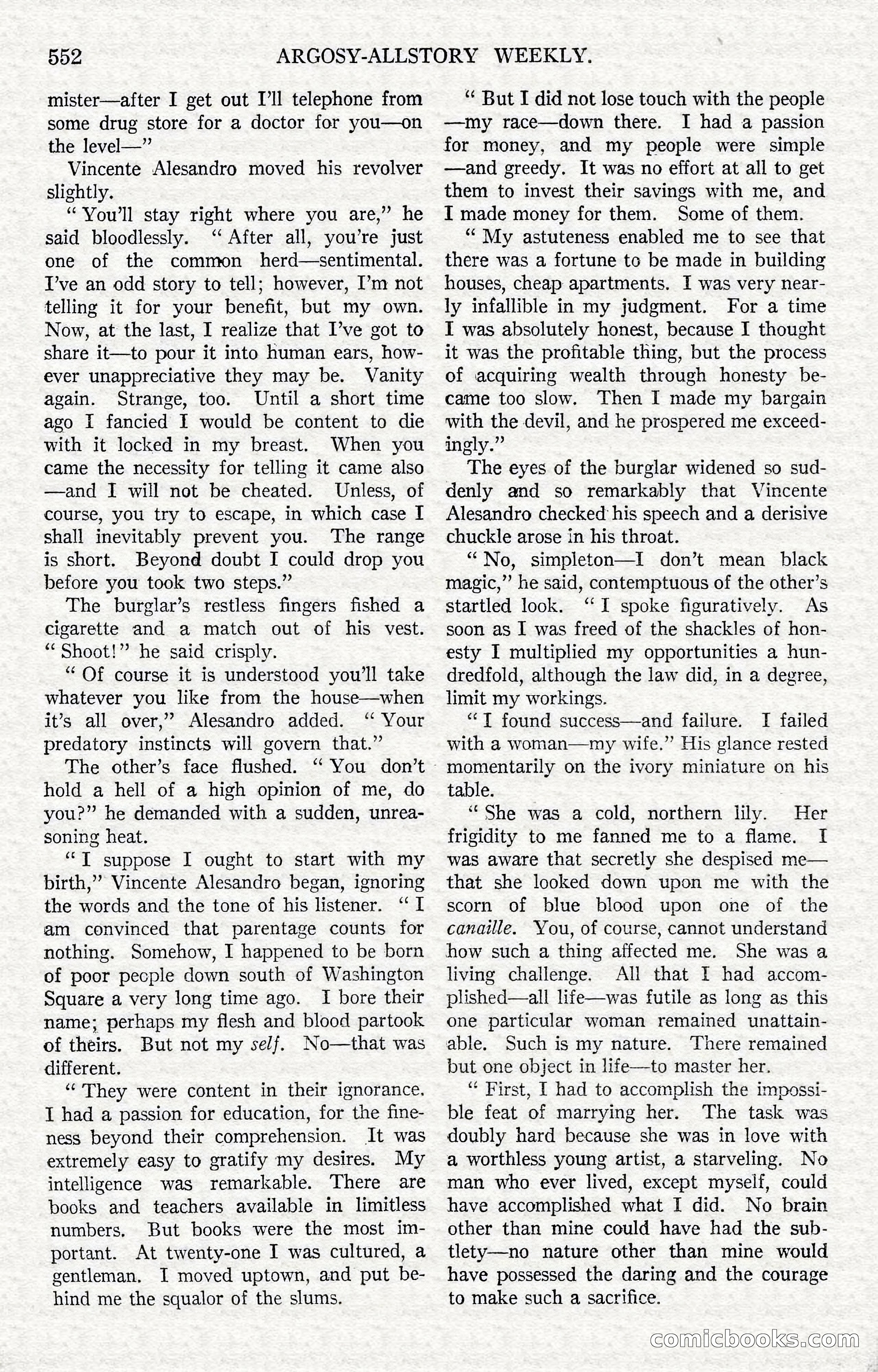 Argosy All-Story Weekly — Hopalong Cassidy Returns — page 83 of 174