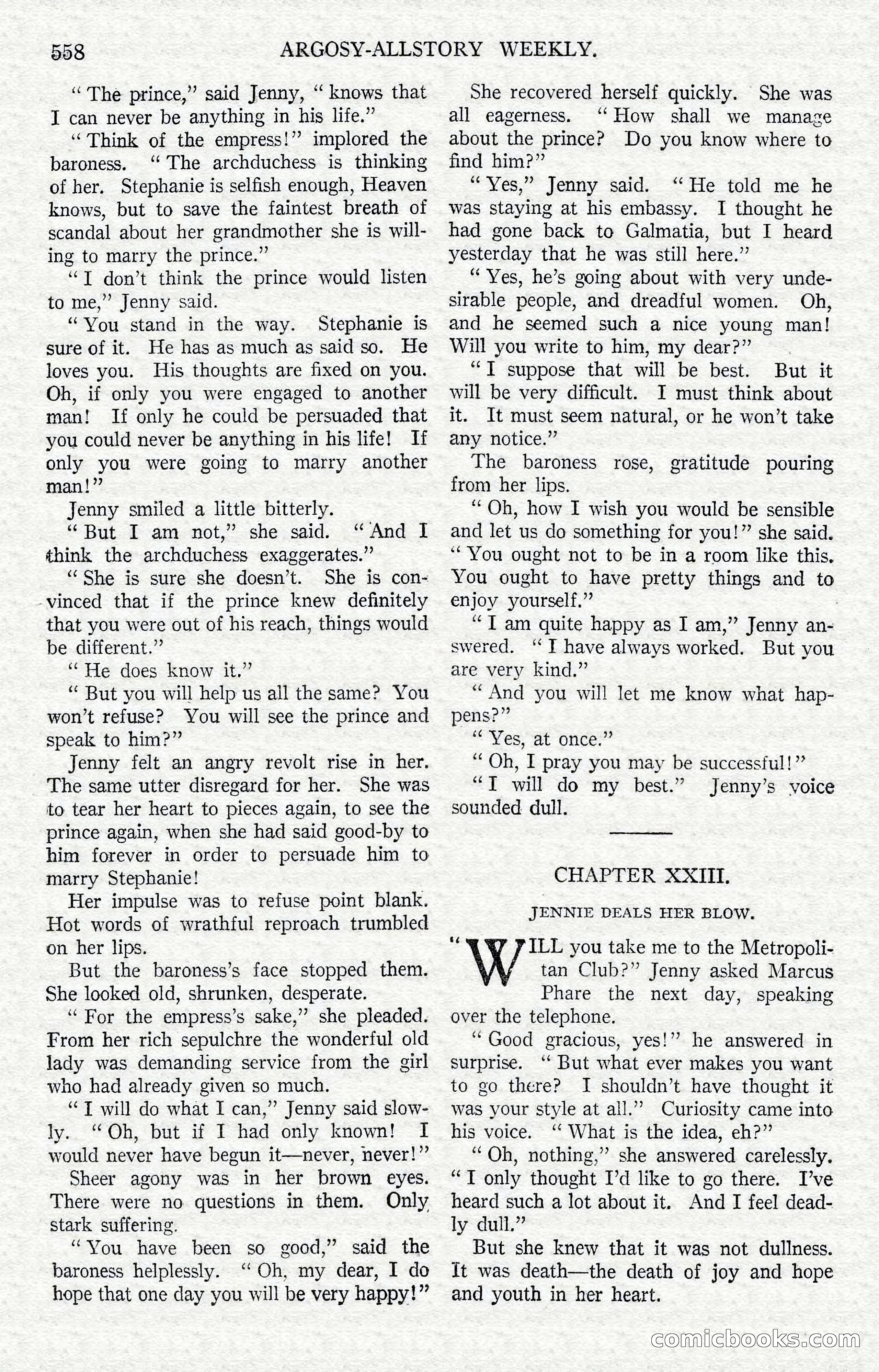 Argosy All-Story Weekly — Hopalong Cassidy Returns — page 89 of 174