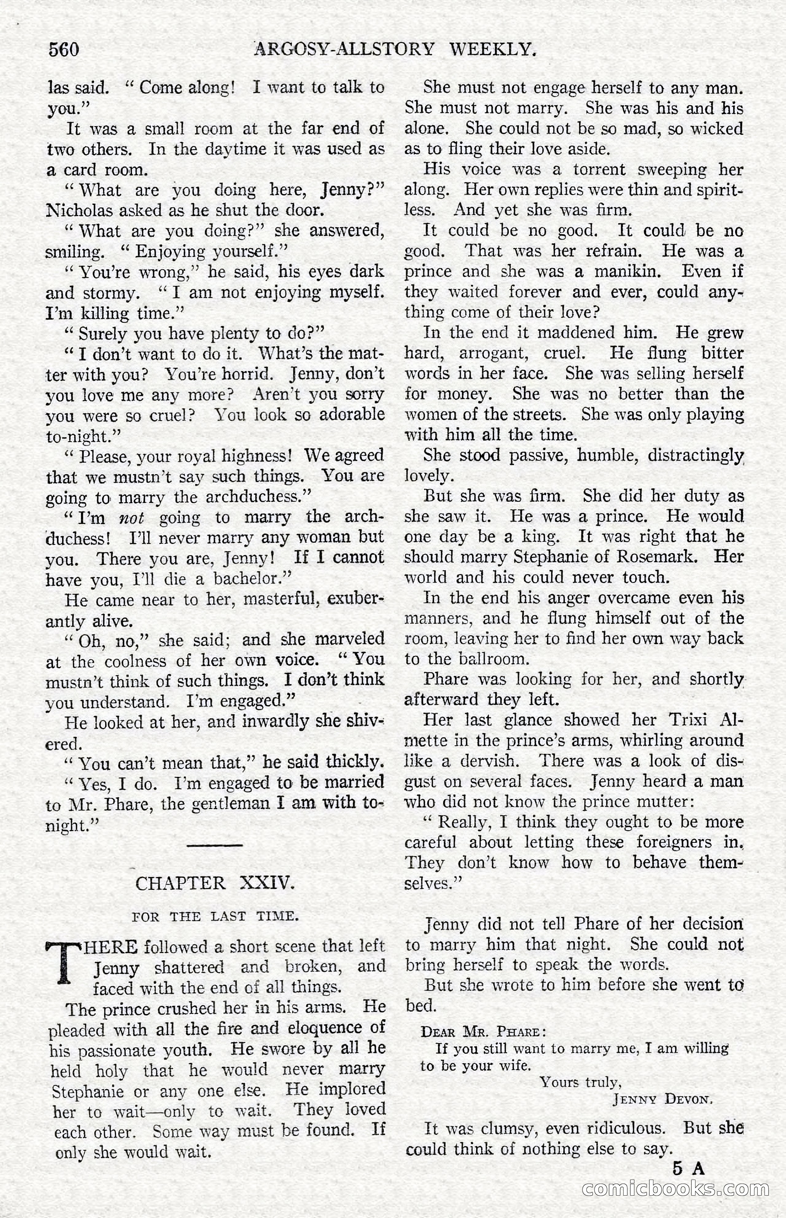 Argosy All-Story Weekly — Hopalong Cassidy Returns — page 91 of 174