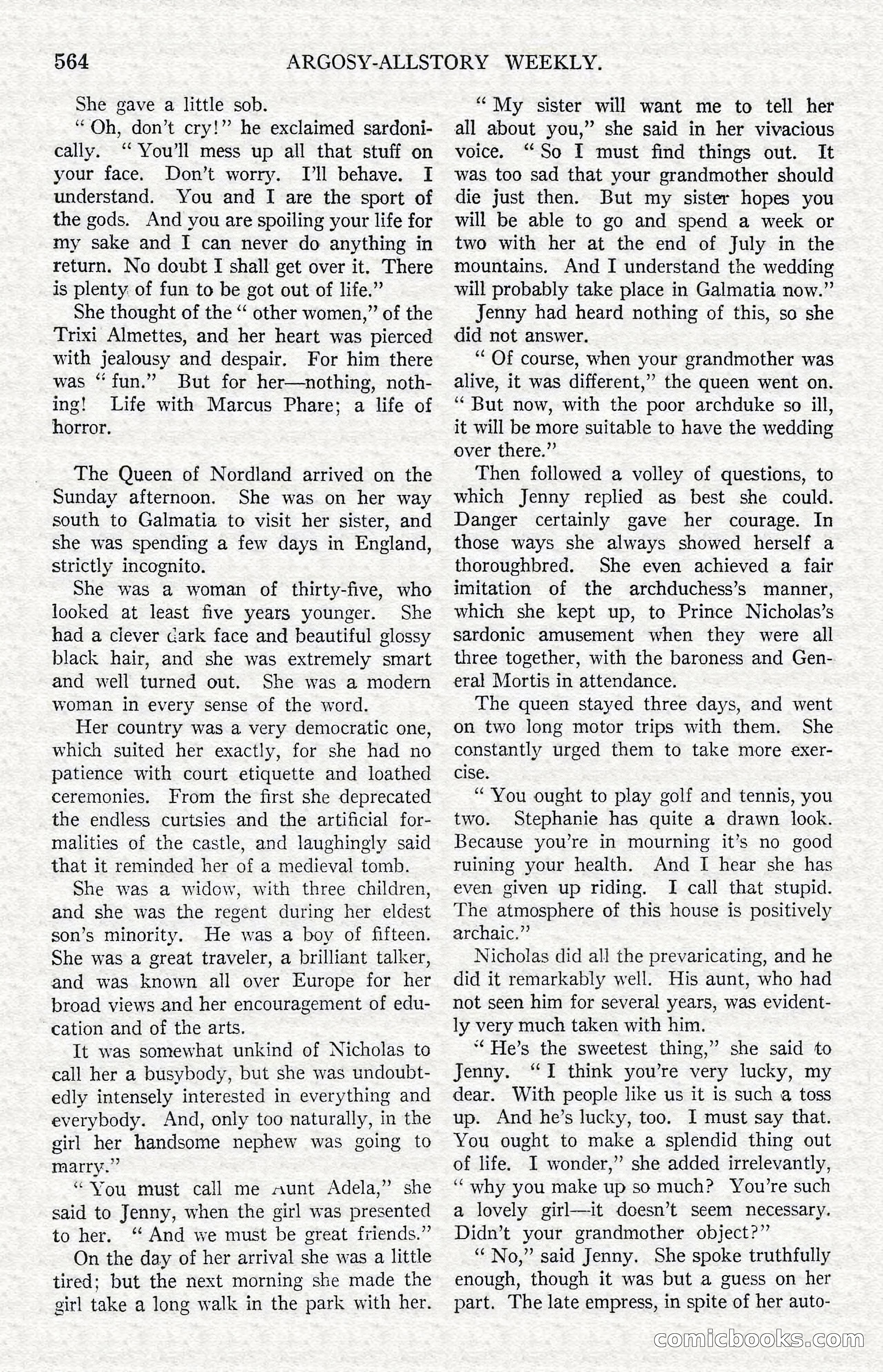 Argosy All-Story Weekly — Hopalong Cassidy Returns — page 95 of 174