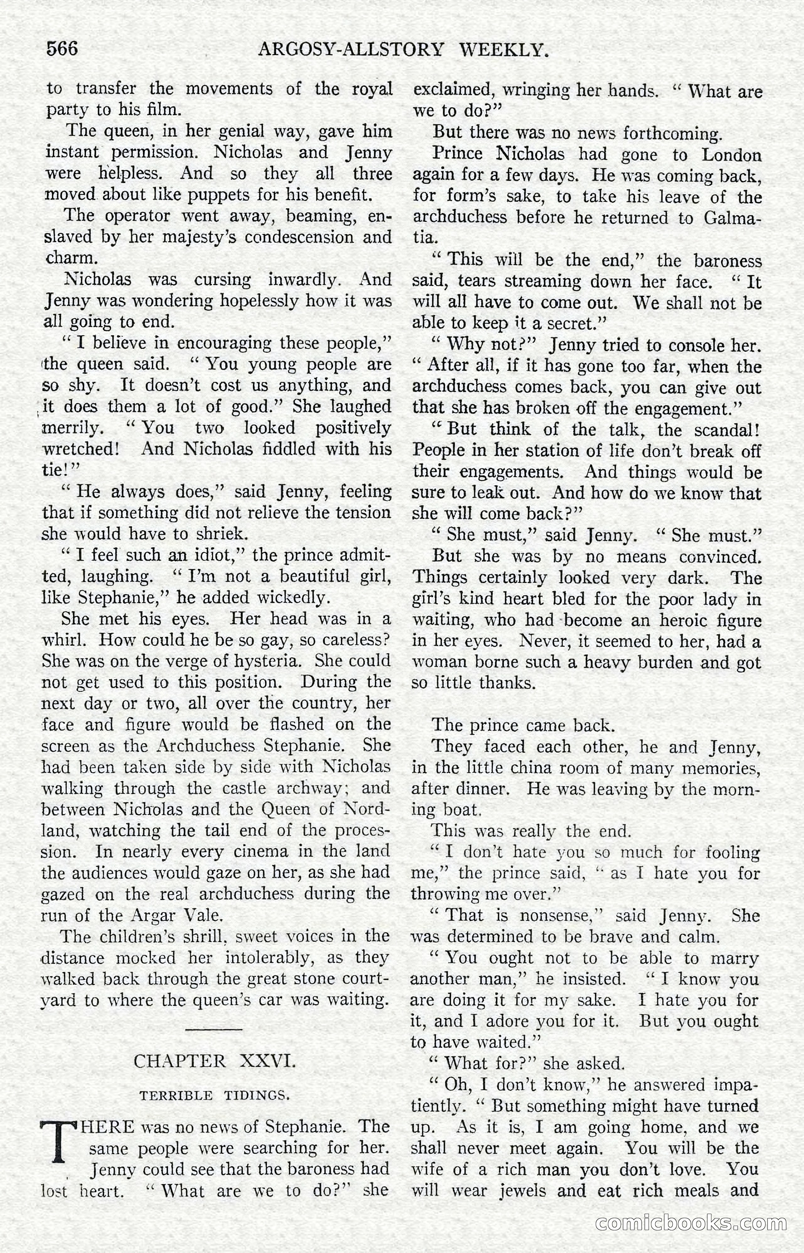 Argosy All-Story Weekly — Hopalong Cassidy Returns — page 97 of 174