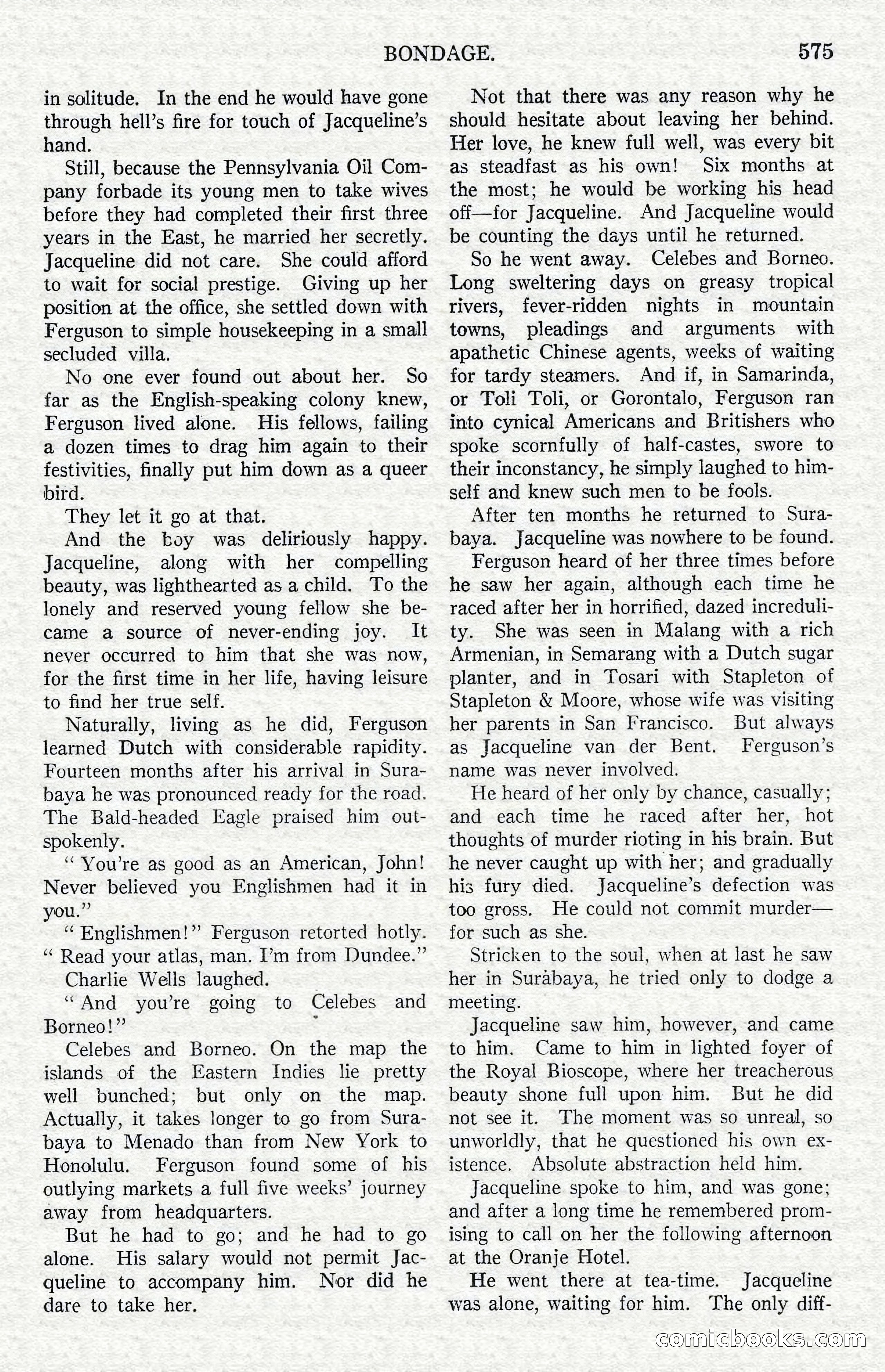 Argosy All-Story Weekly — Hopalong Cassidy Returns — page 106 of 174