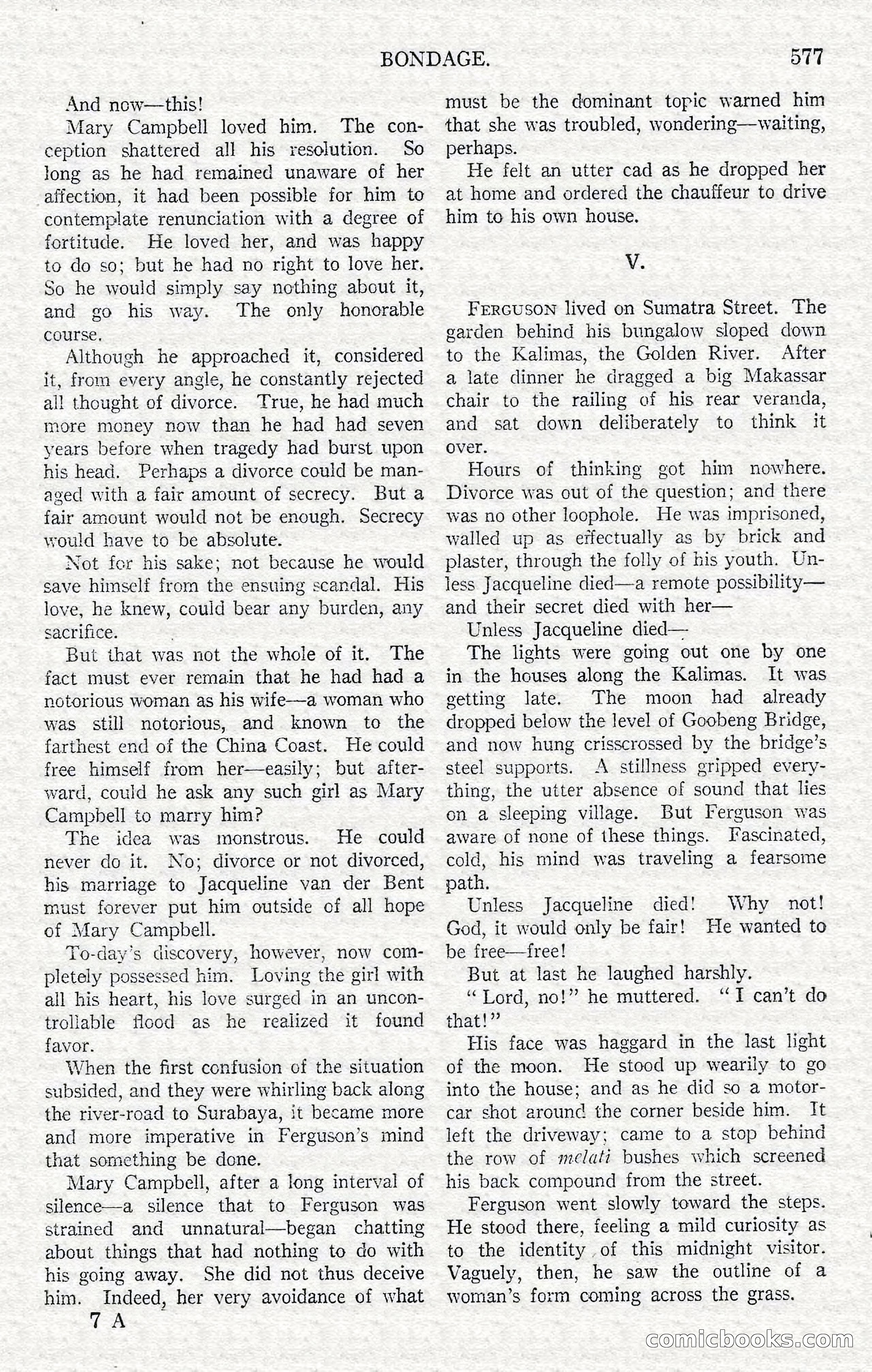 Argosy All-Story Weekly — Hopalong Cassidy Returns — page 108 of 174