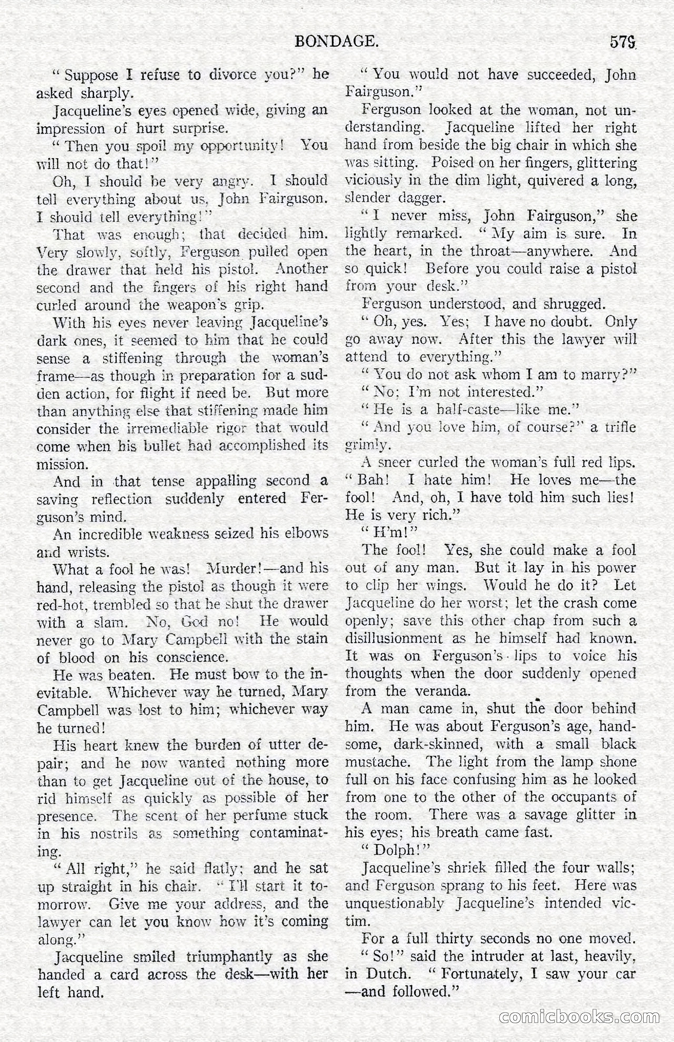 Argosy All-Story Weekly — Hopalong Cassidy Returns — page 110 of 174