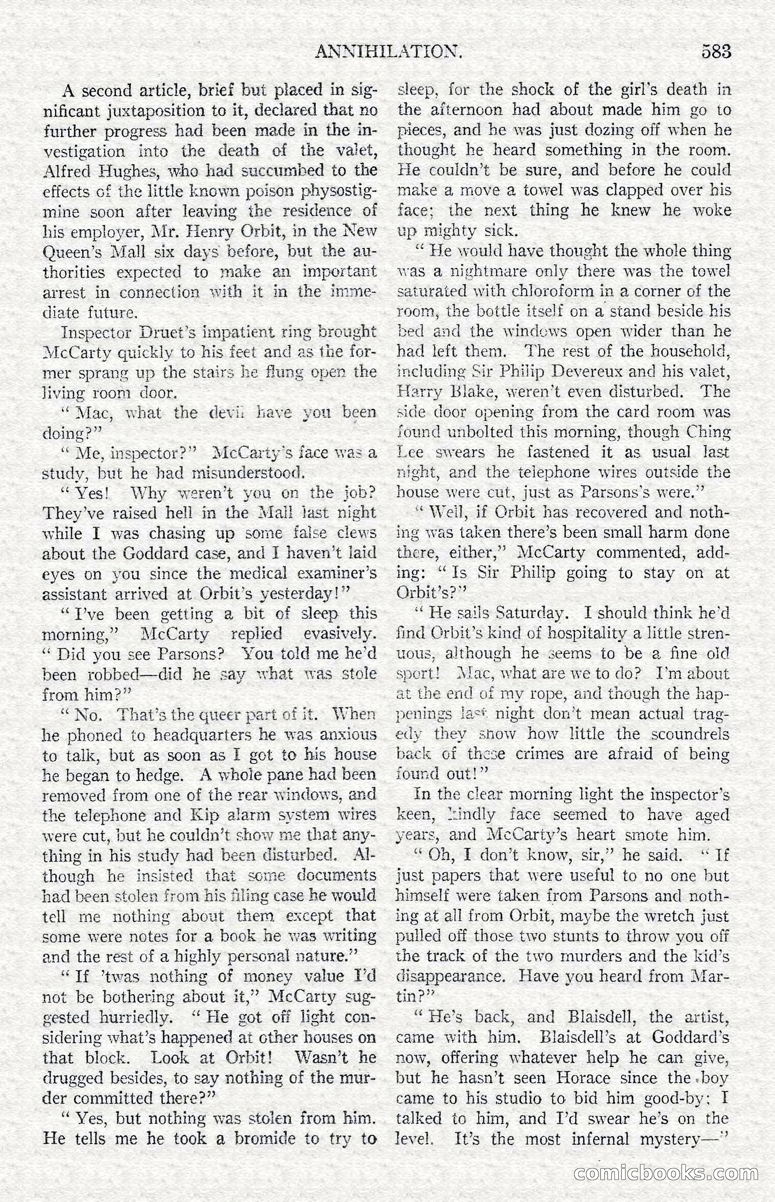 Argosy All-Story Weekly — Hopalong Cassidy Returns — page 114 of 174
