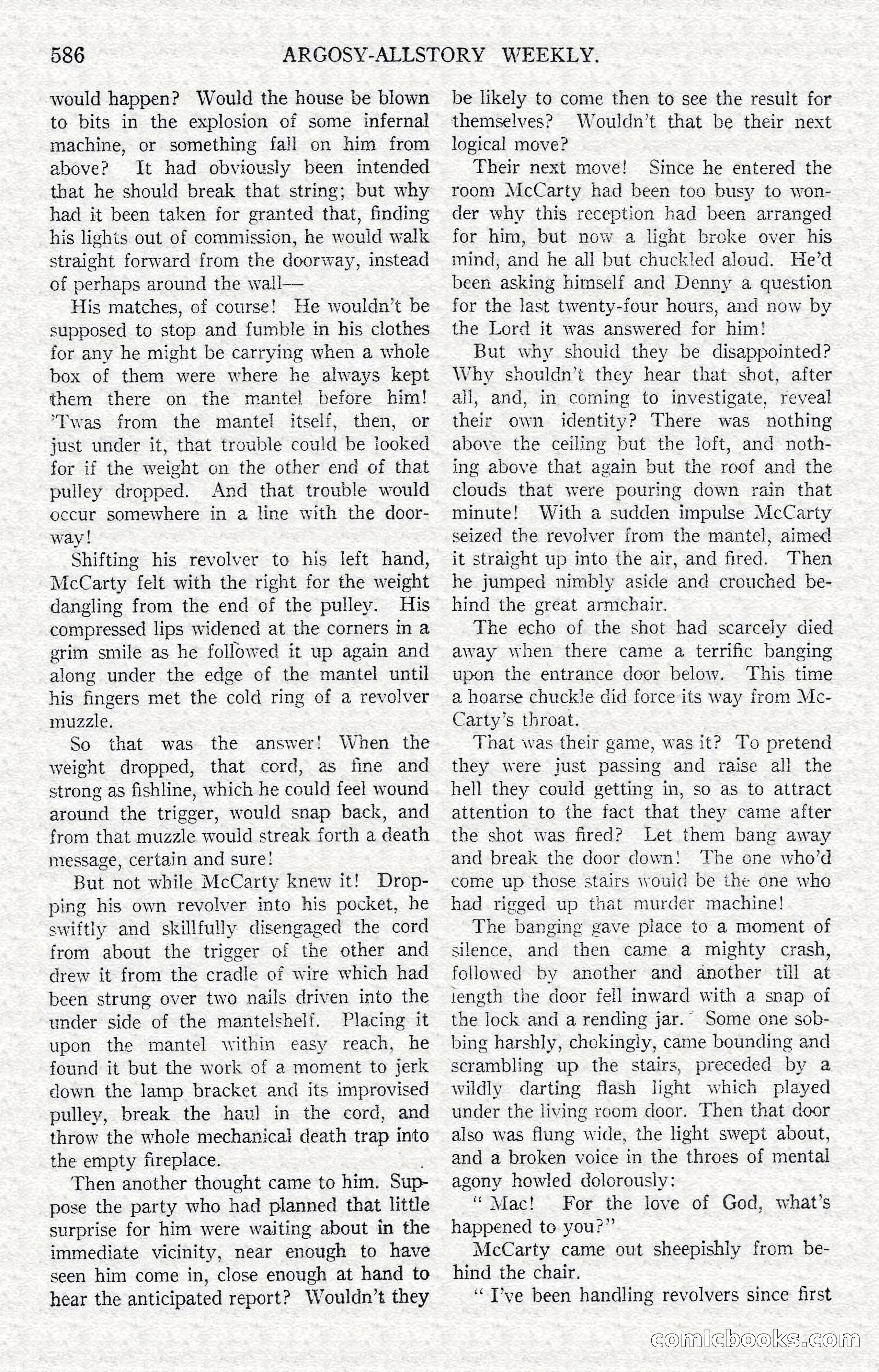 Argosy All-Story Weekly — Hopalong Cassidy Returns — page 117 of 174
