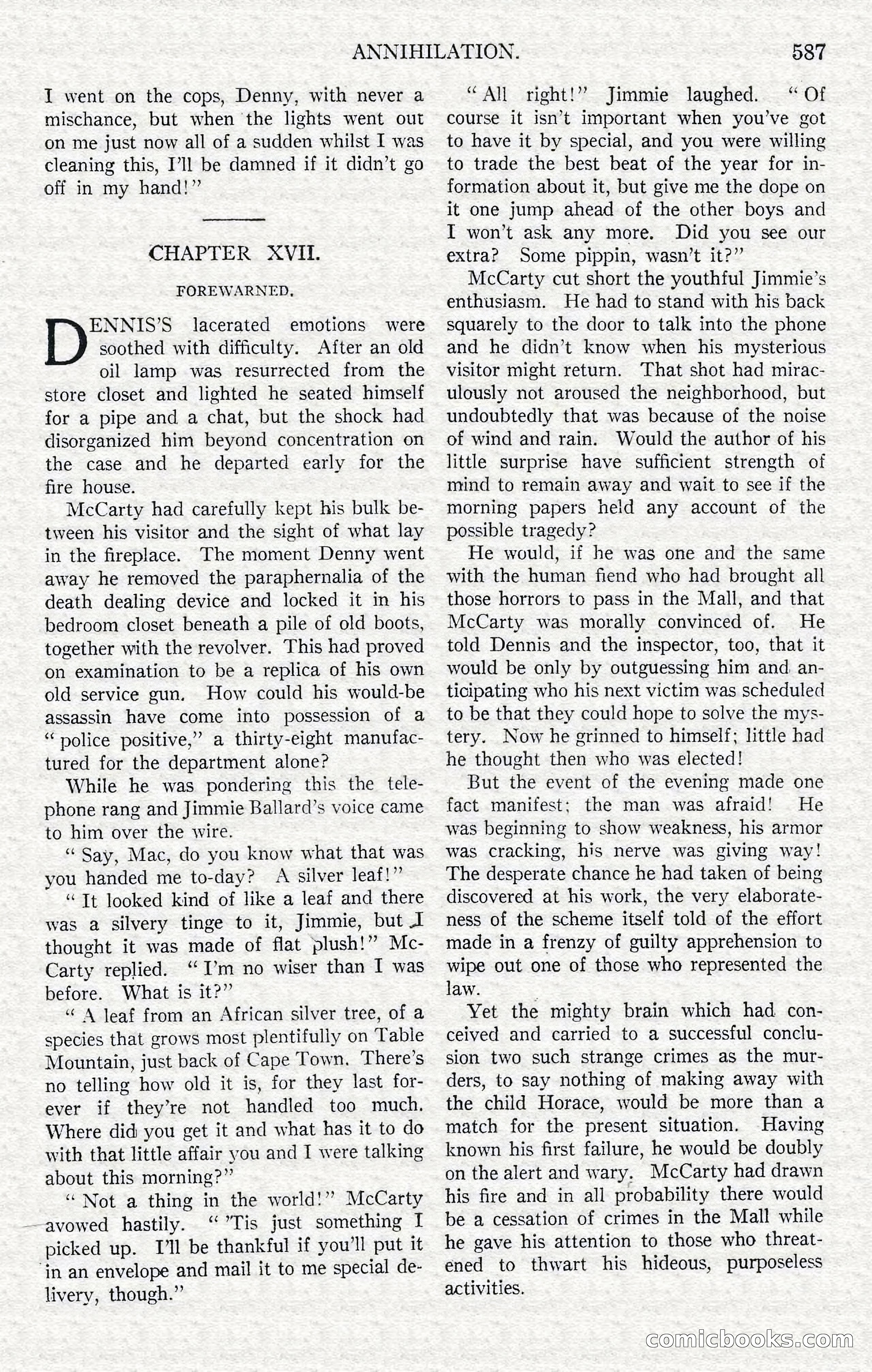 Argosy All-Story Weekly — Hopalong Cassidy Returns — page 118 of 174