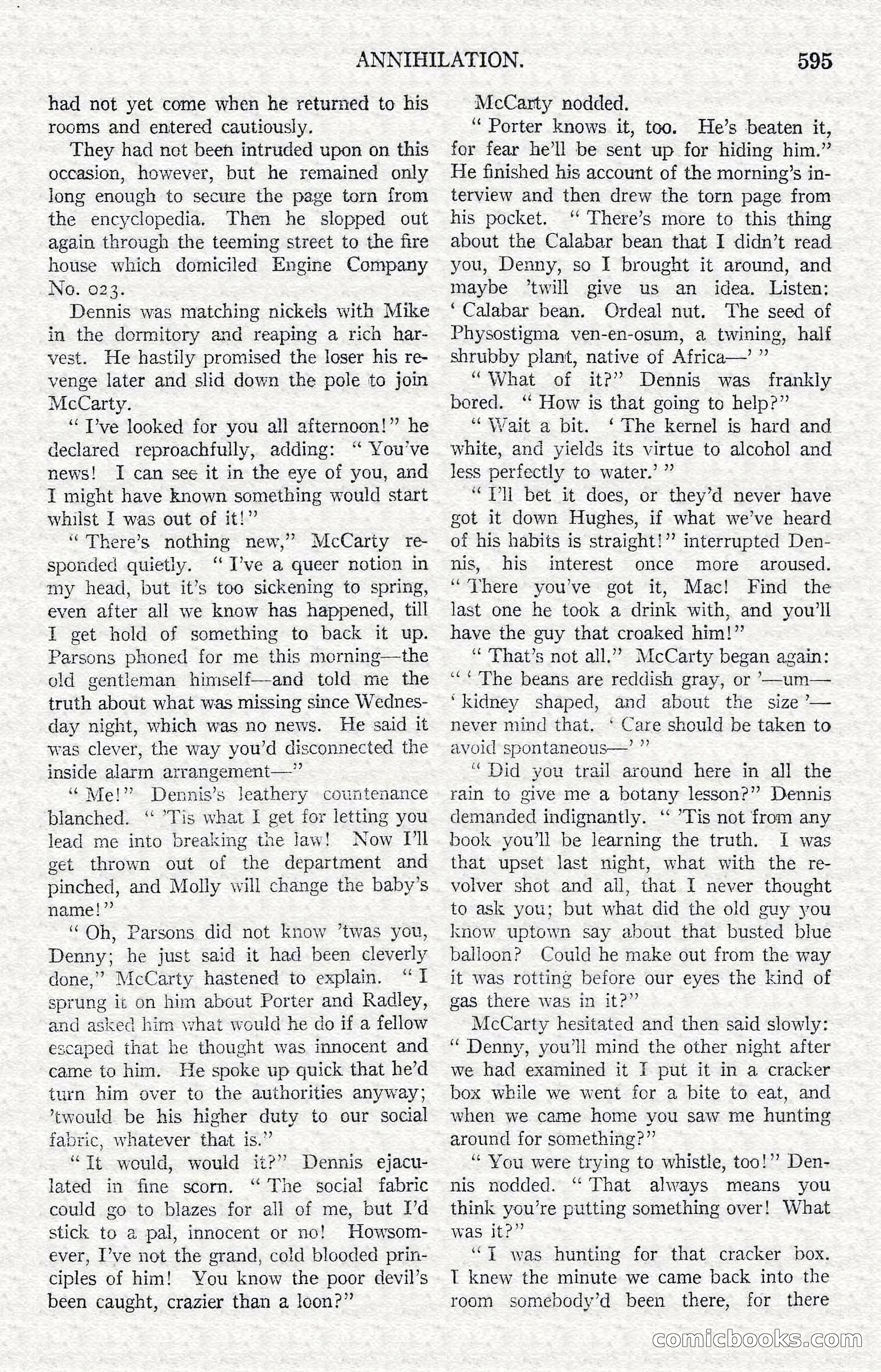 Argosy All-Story Weekly — Hopalong Cassidy Returns — page 126 of 174