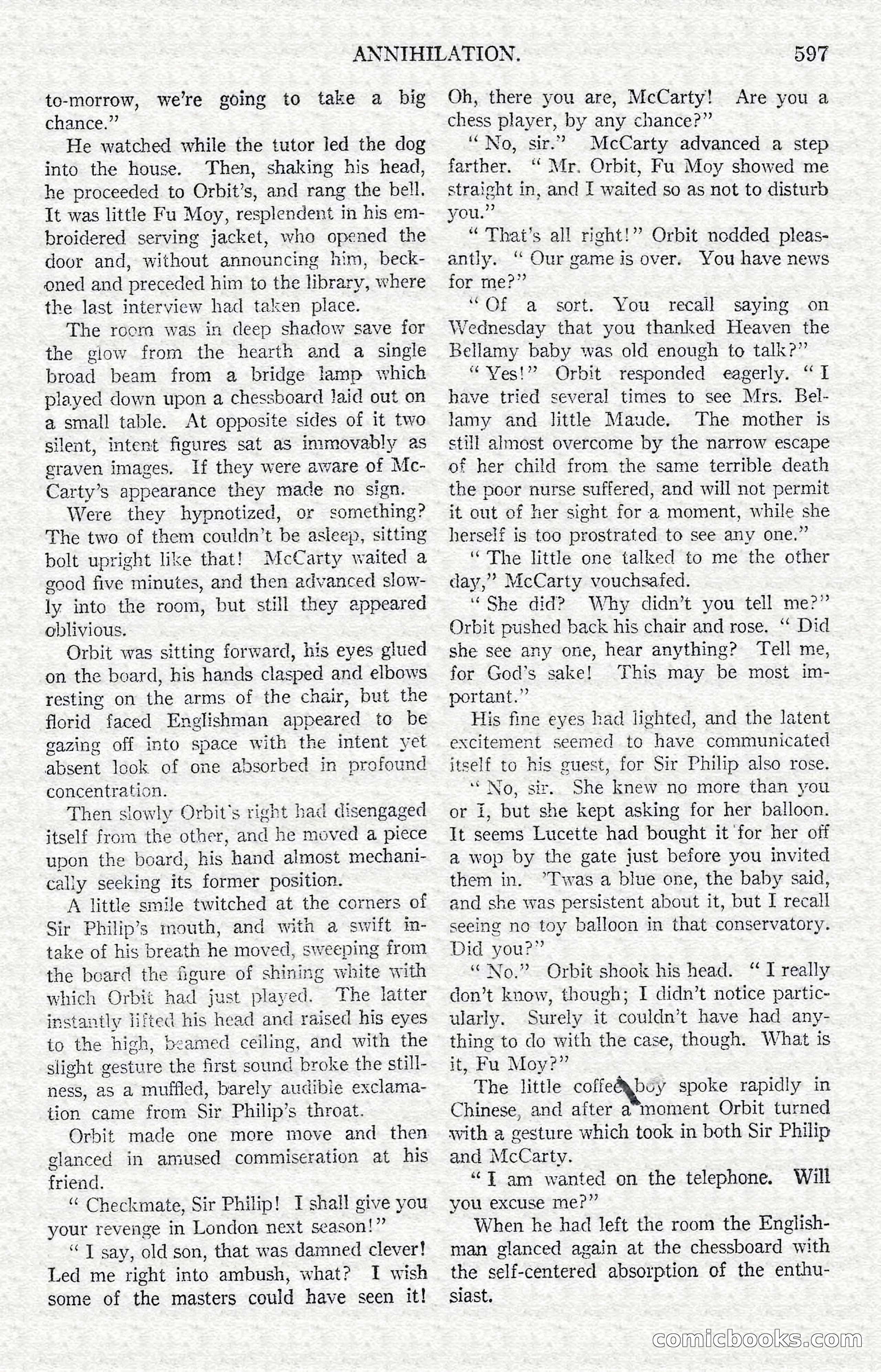 Argosy All-Story Weekly — Hopalong Cassidy Returns — page 128 of 174