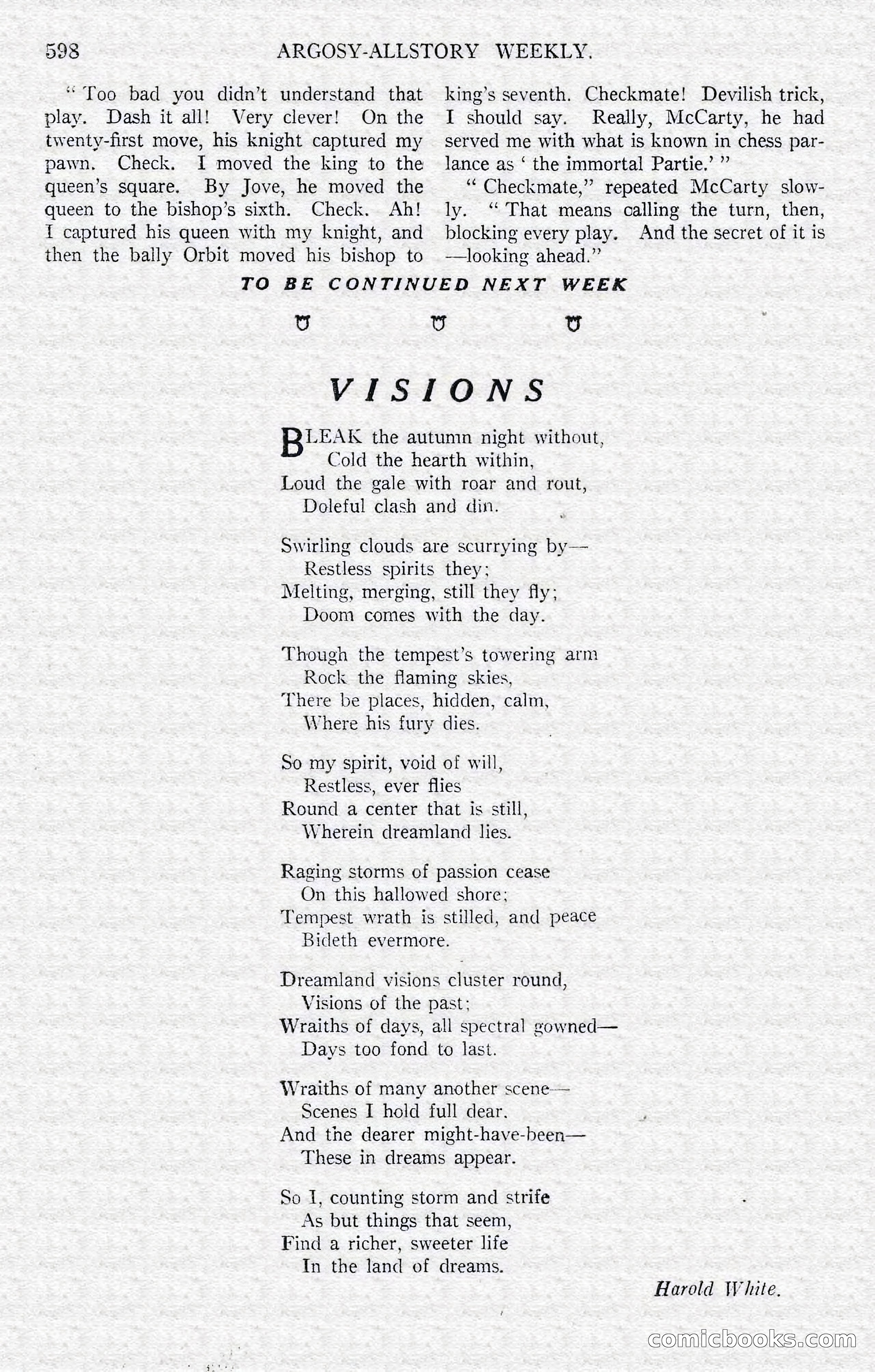 Argosy All-Story Weekly — Hopalong Cassidy Returns — page 129 of 174