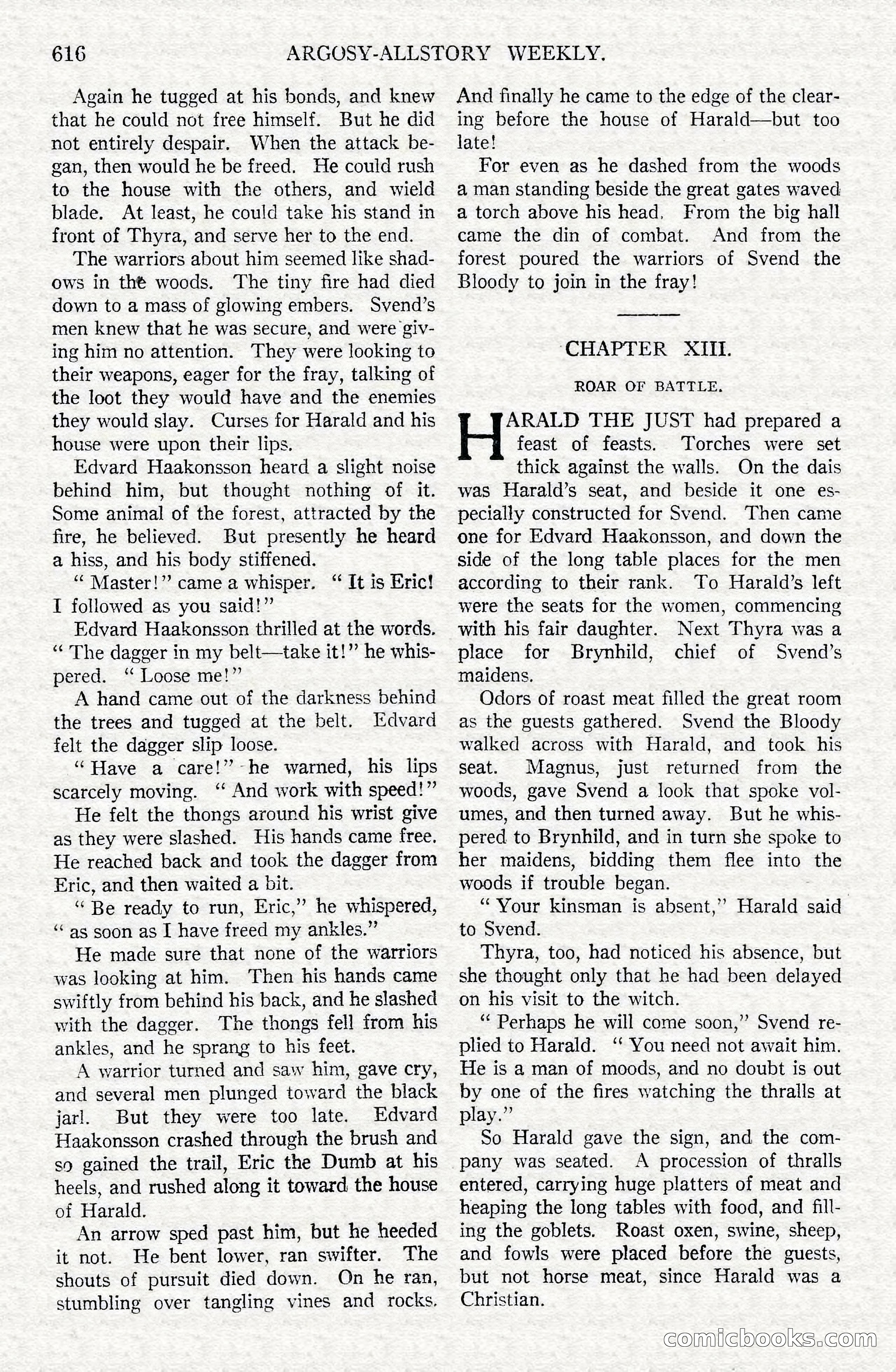 Argosy All-Story Weekly — Hopalong Cassidy Returns — page 147 of 174