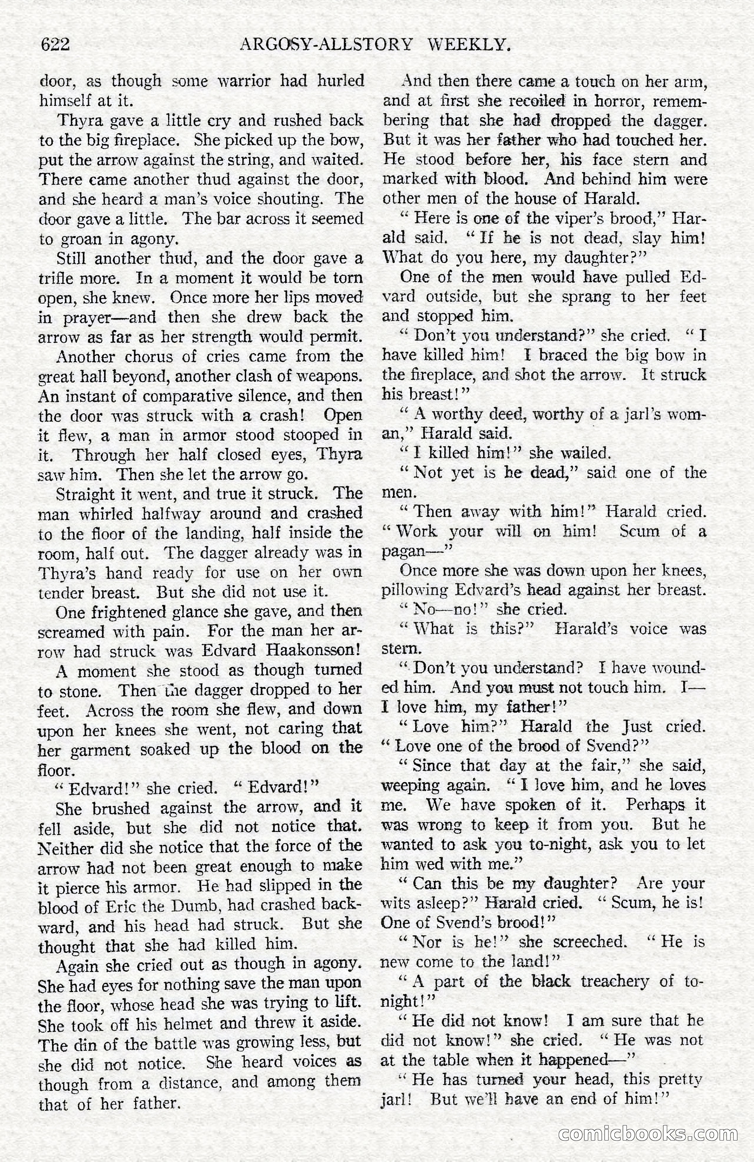 Argosy All-Story Weekly — Hopalong Cassidy Returns — page 153 of 174
