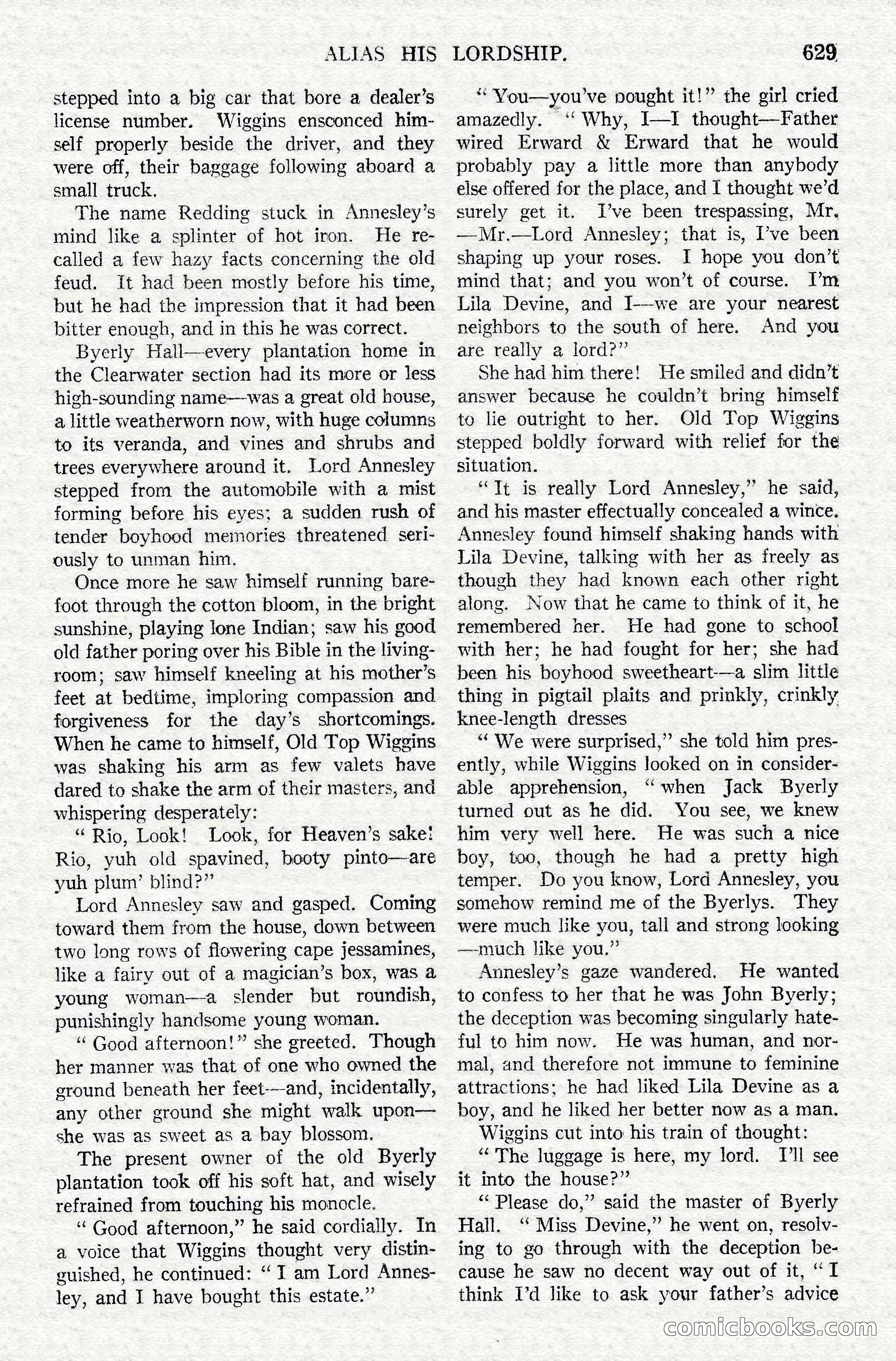 Argosy All-Story Weekly — Hopalong Cassidy Returns — page 160 of 174