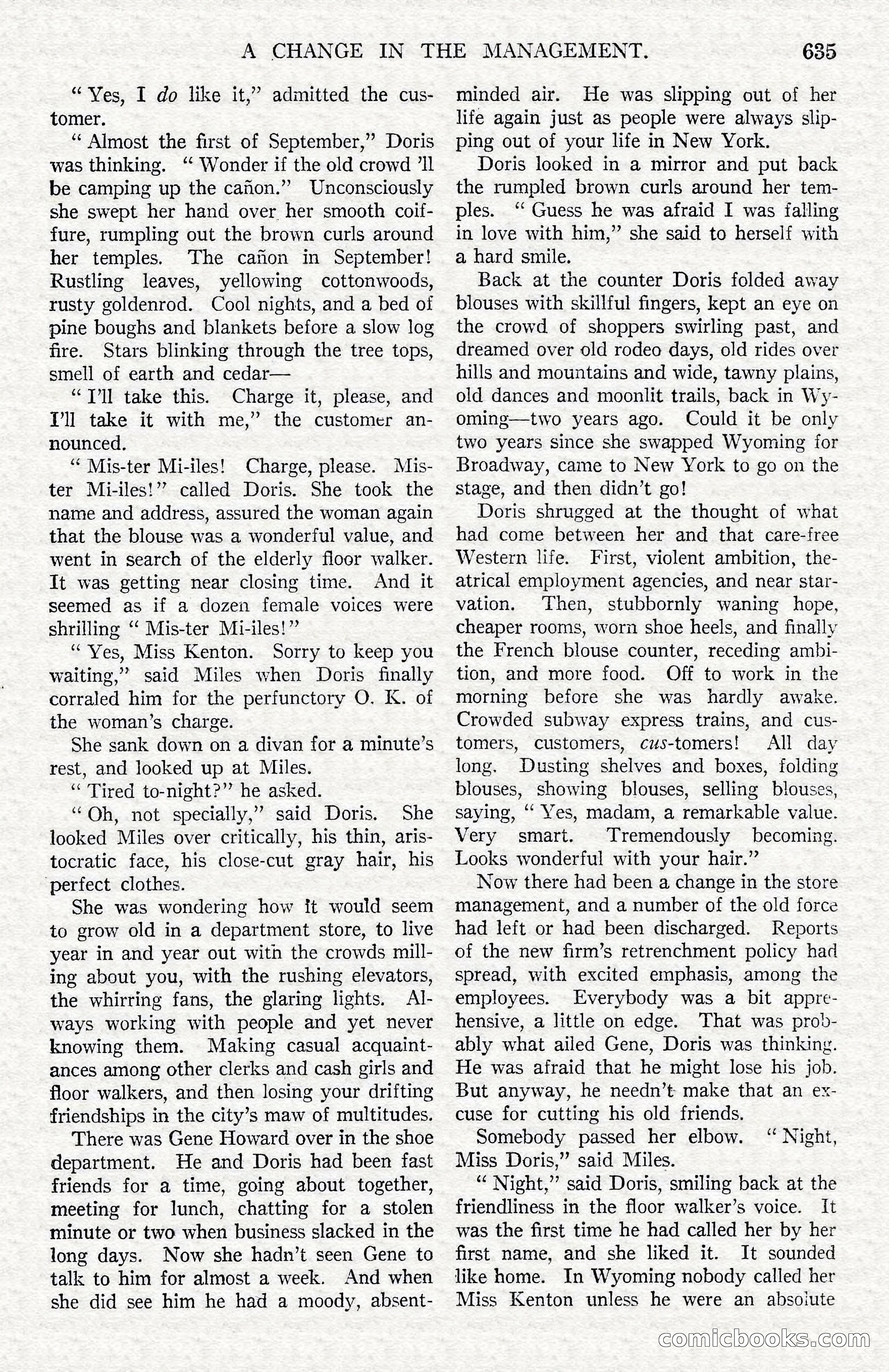 Argosy All-Story Weekly — Hopalong Cassidy Returns — page 166 of 174