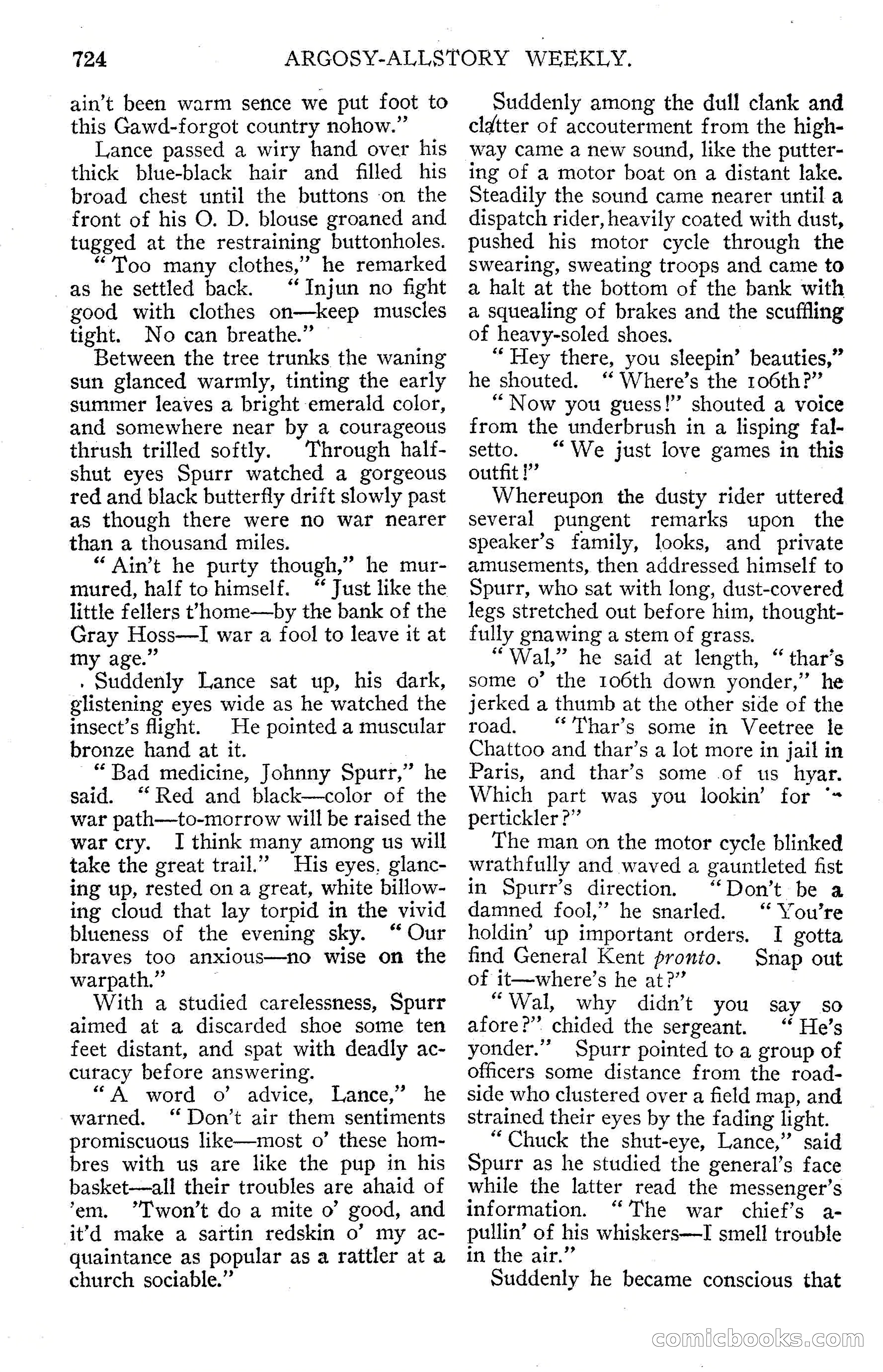 Argosy All-Story Weekly, September 15, 1928 — page 6 of 148