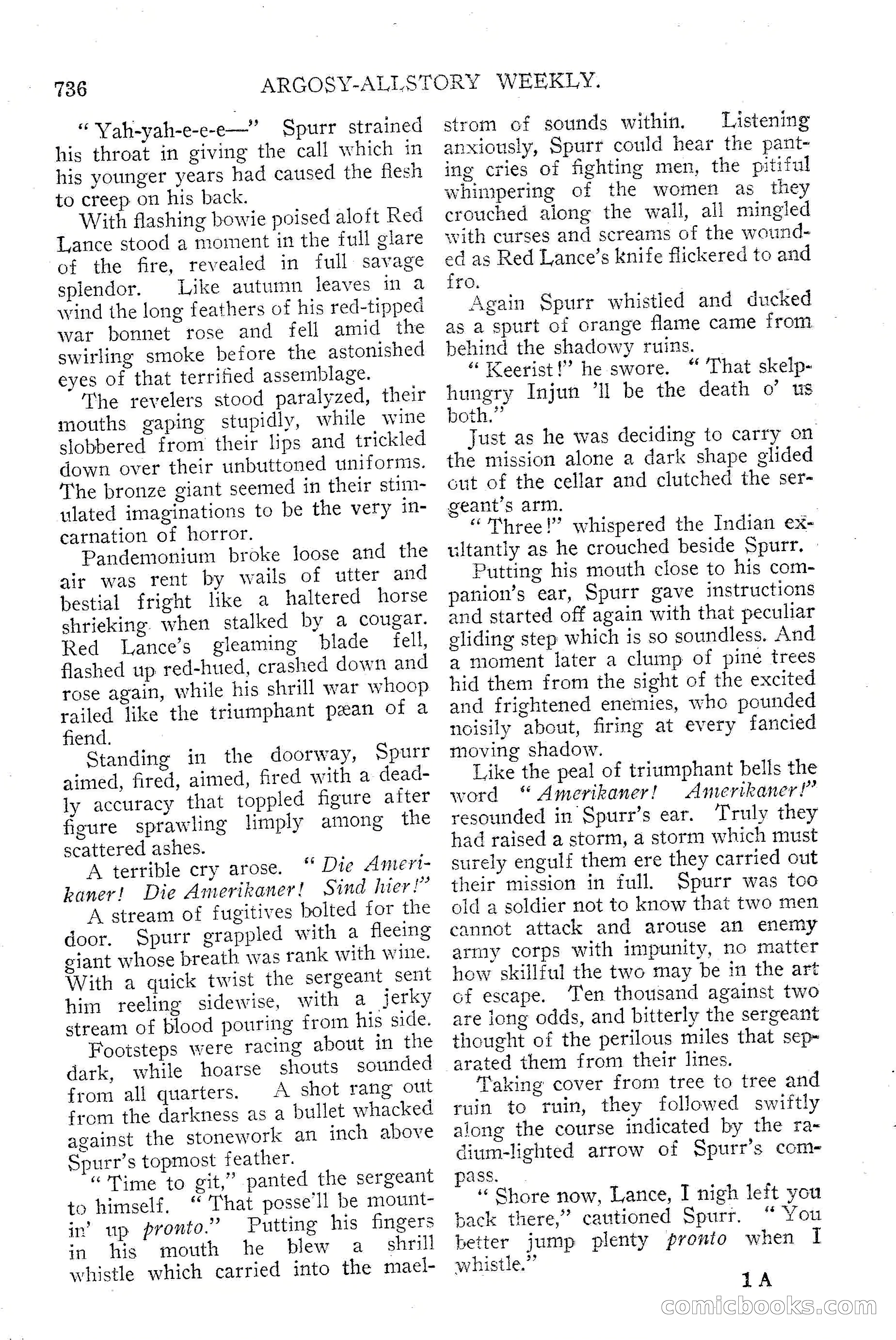 Argosy All-Story Weekly, September 15, 1928 — page 18 of 148