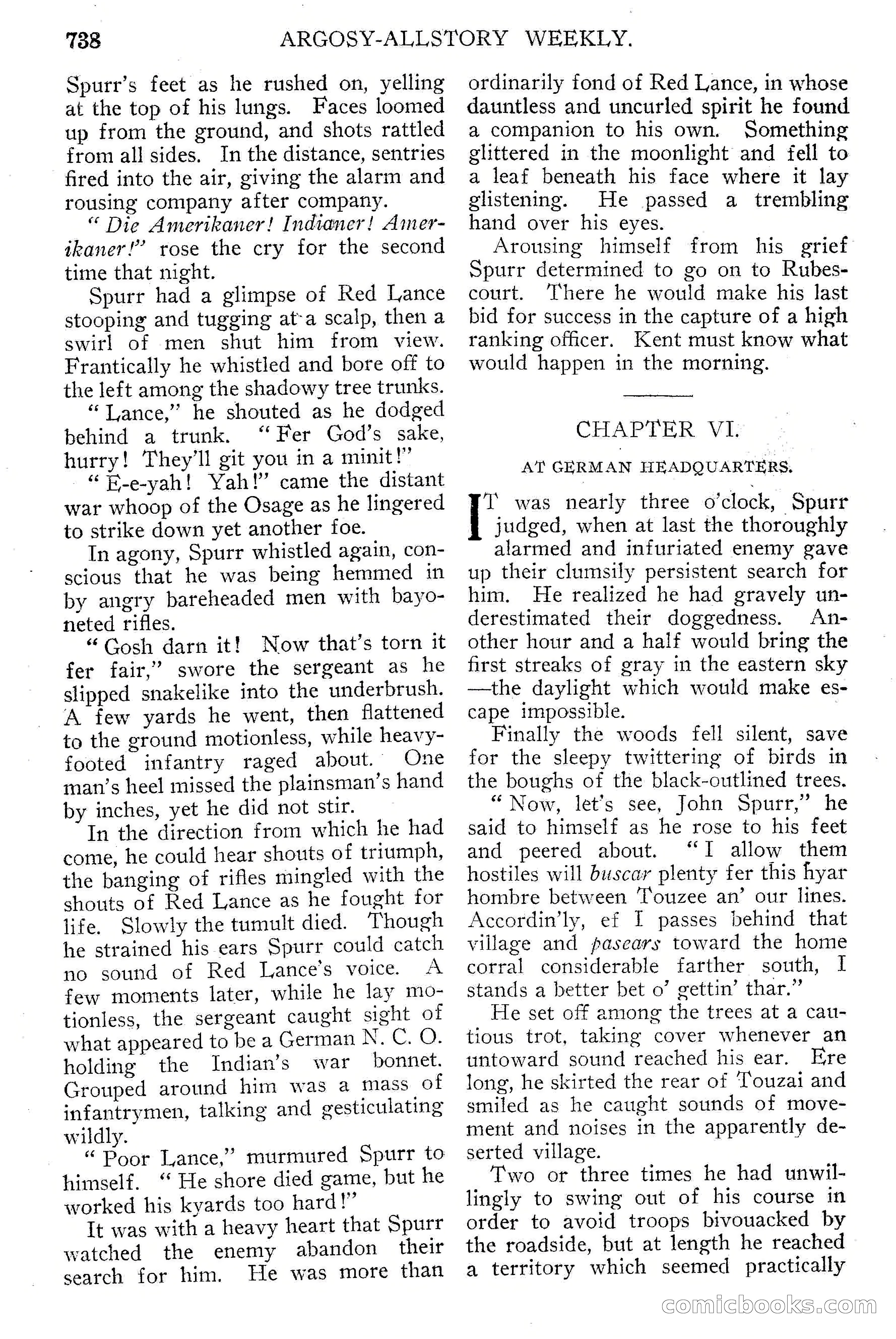Argosy All-Story Weekly, September 15, 1928 — page 20 of 148