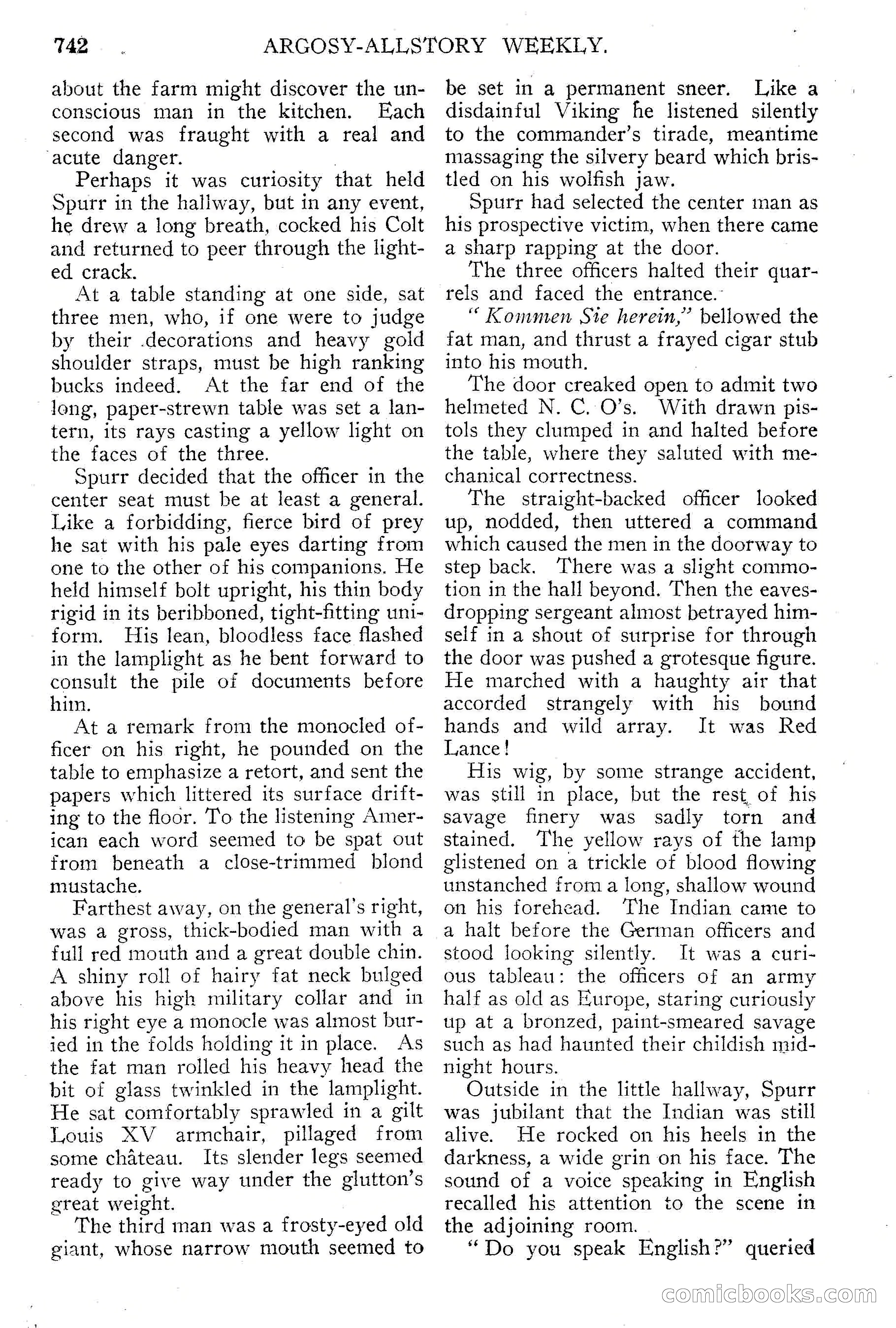 Argosy All-Story Weekly, September 15, 1928 — page 24 of 148