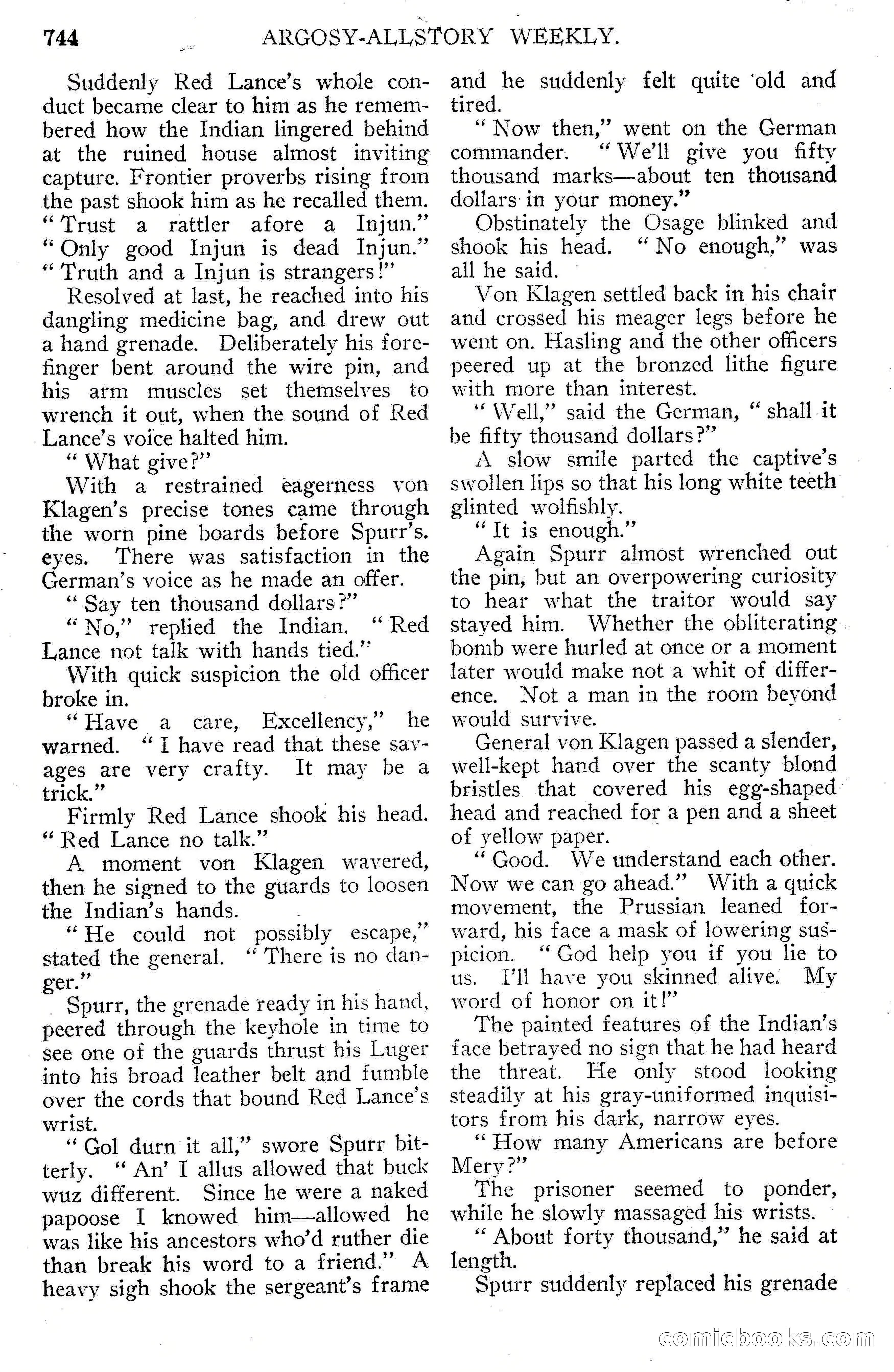 Argosy All-Story Weekly, September 15, 1928 — page 26 of 148