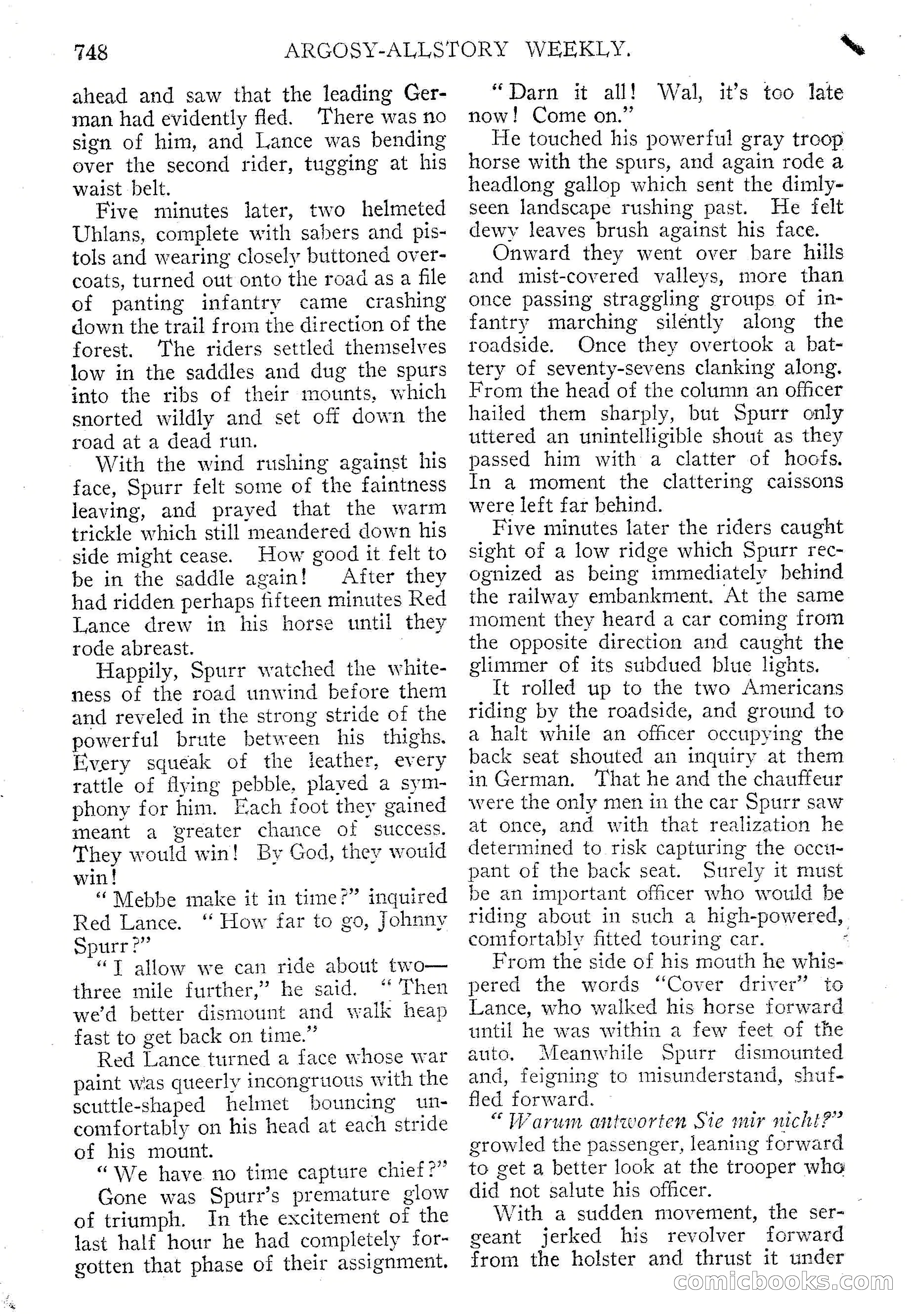 Argosy All-Story Weekly, September 15, 1928 — page 30 of 148