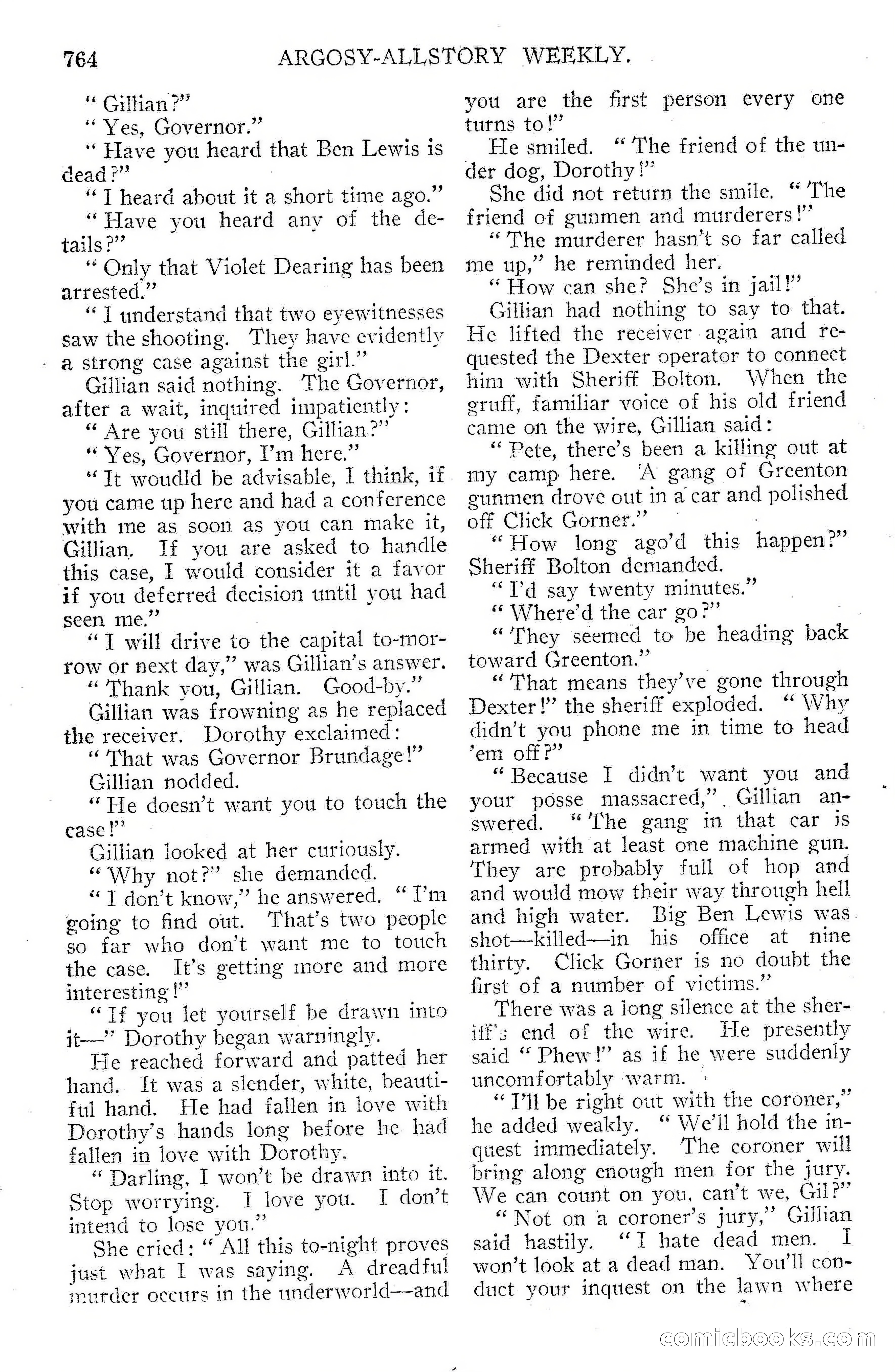 Argosy All-Story Weekly, September 15, 1928 — page 46 of 148