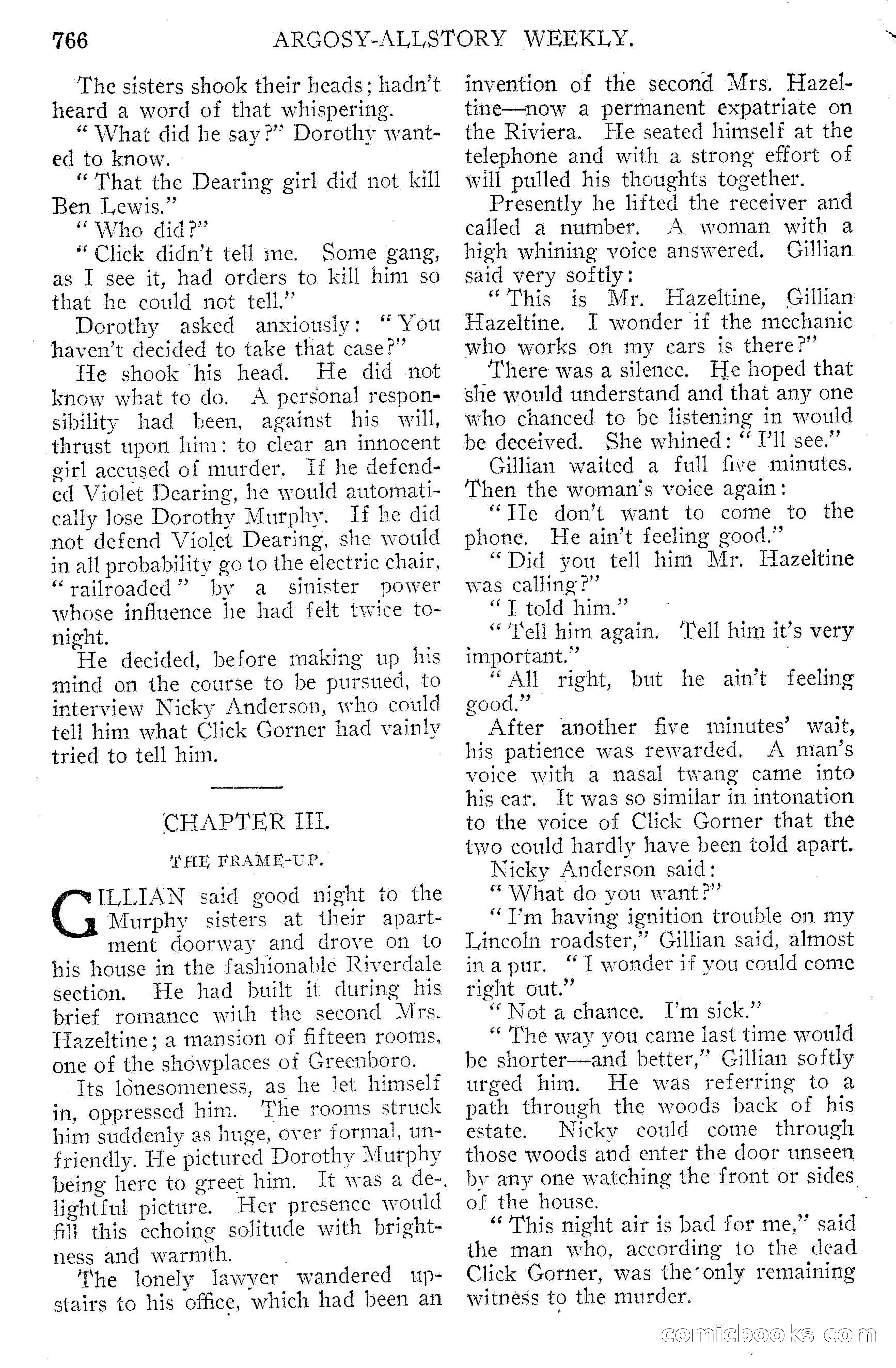 Argosy All-Story Weekly, September 15, 1928 — page 48 of 148